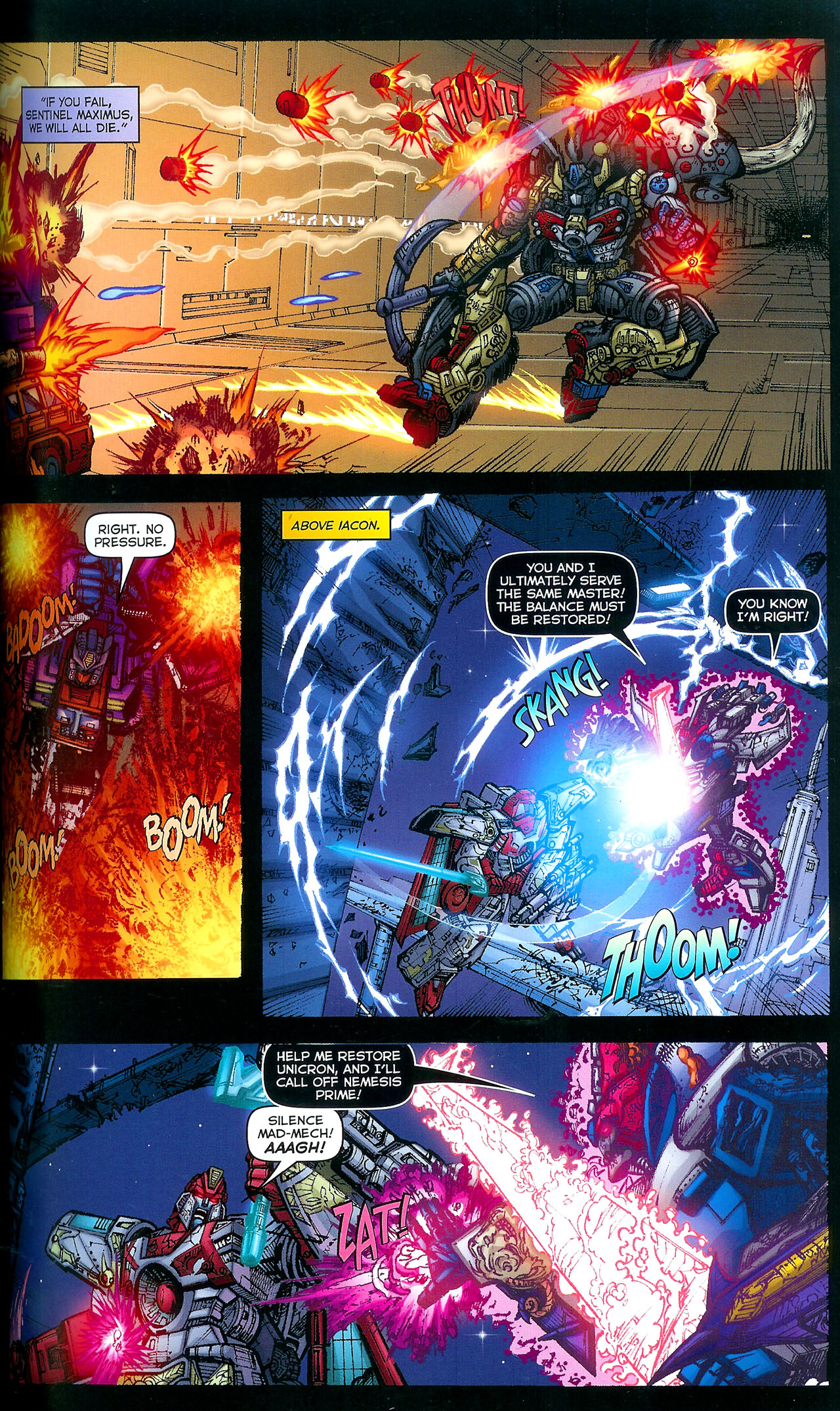Read online Transformers: Cybertron: Balancing Act comic -  Issue # TPB - 38