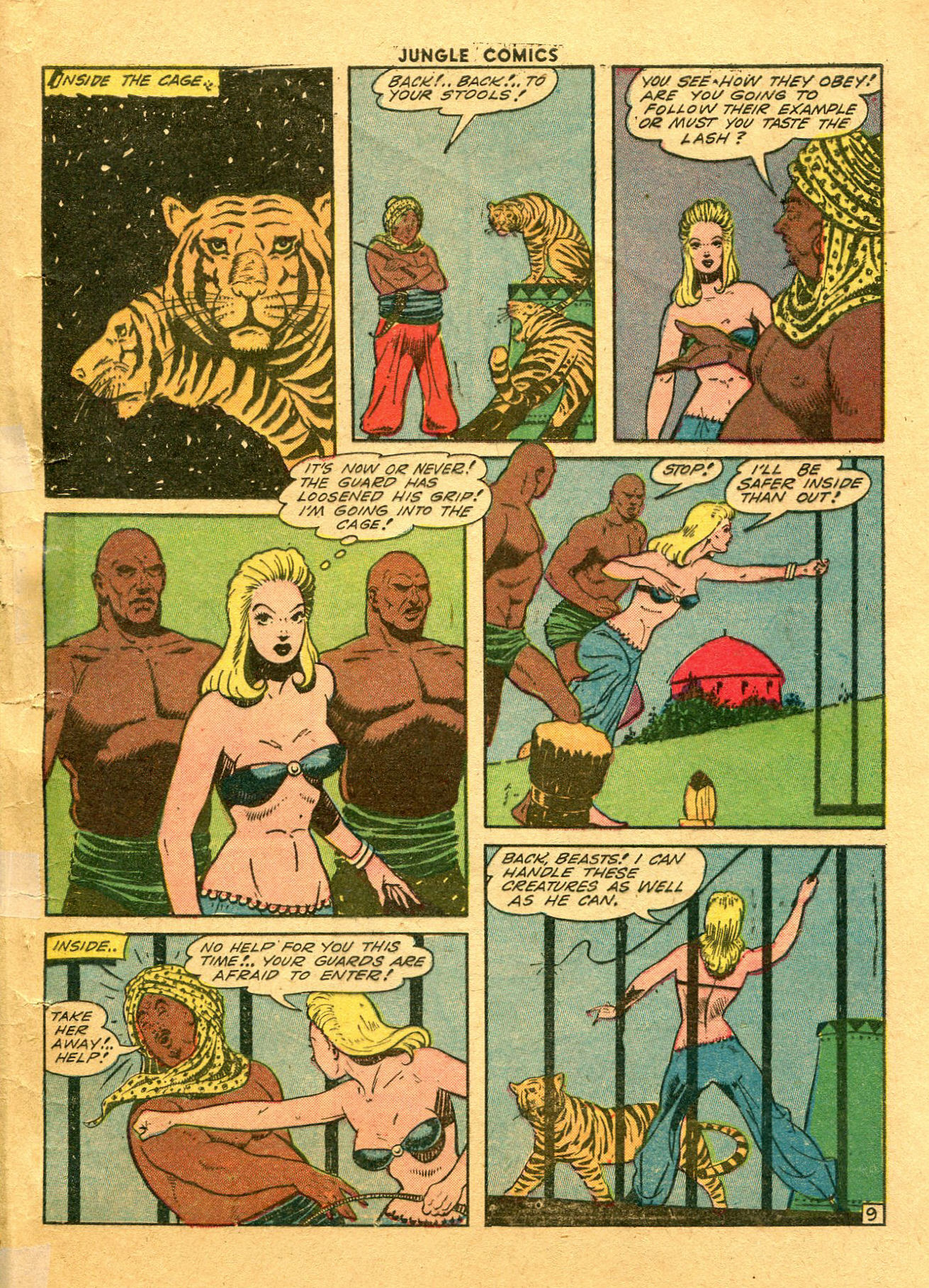 Read online Jungle Comics comic -  Issue #46 - 57