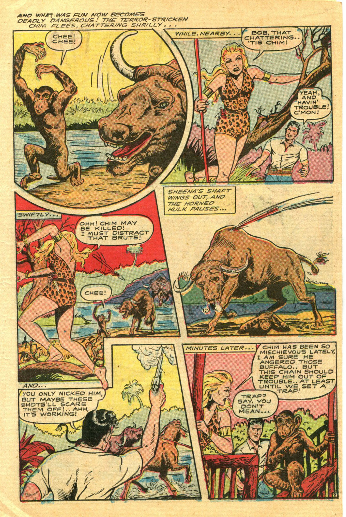 Read online Sheena, Queen of the Jungle (1942) comic -  Issue #6 - 15