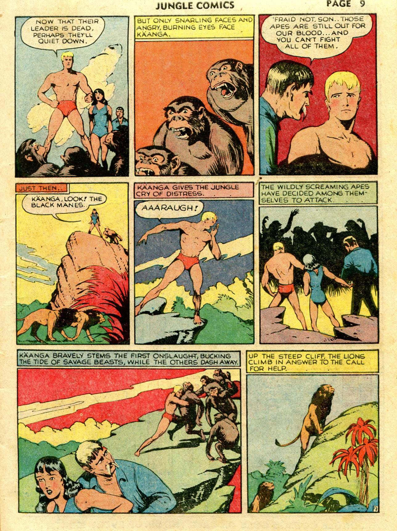 Read online Jungle Comics comic -  Issue #14 - 11
