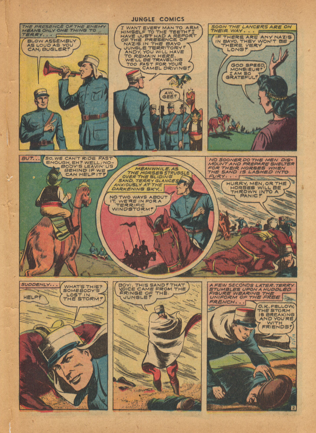 Read online Jungle Comics comic -  Issue #44 - 45
