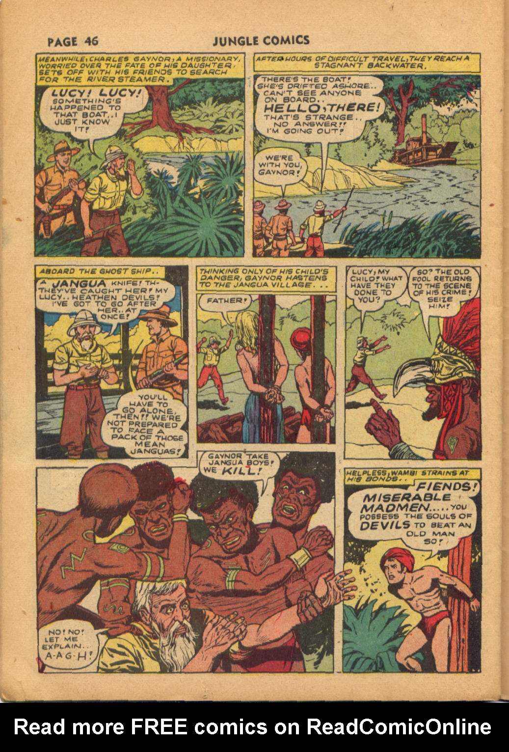 Read online Jungle Comics comic -  Issue #38 - 47