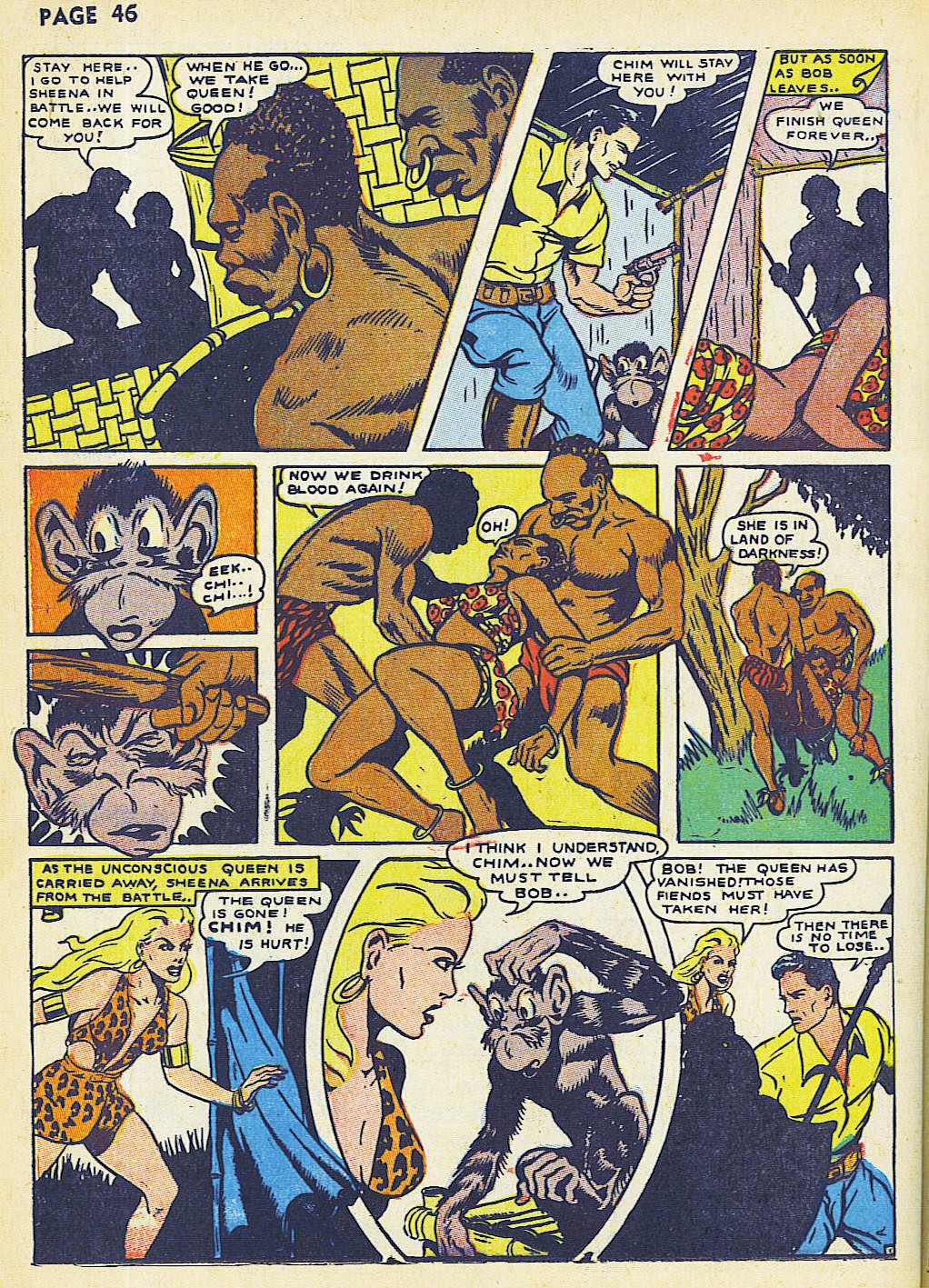 Read online Sheena, Queen of the Jungle (1942) comic -  Issue #2 - 48