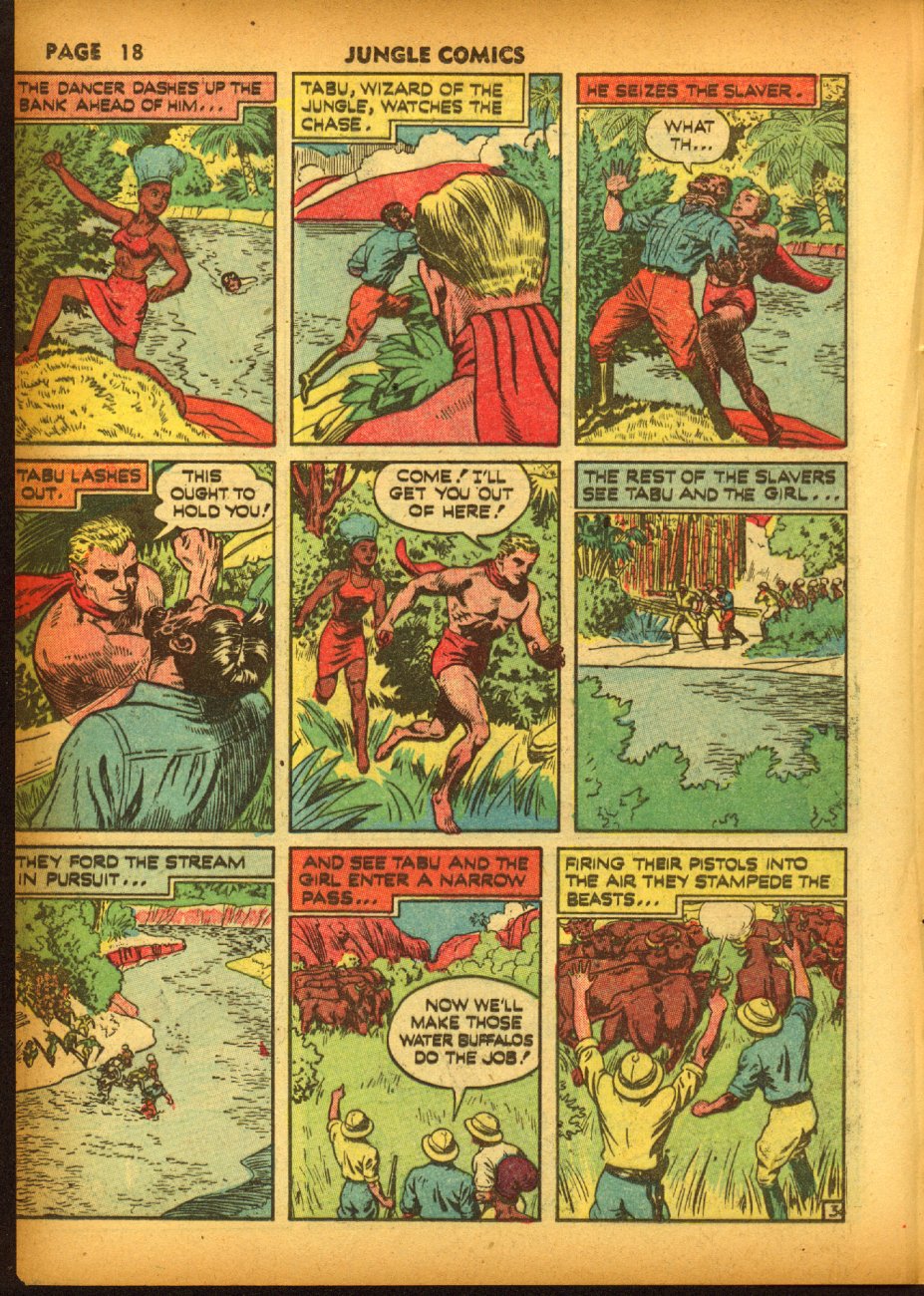 Read online Jungle Comics comic -  Issue #20 - 20