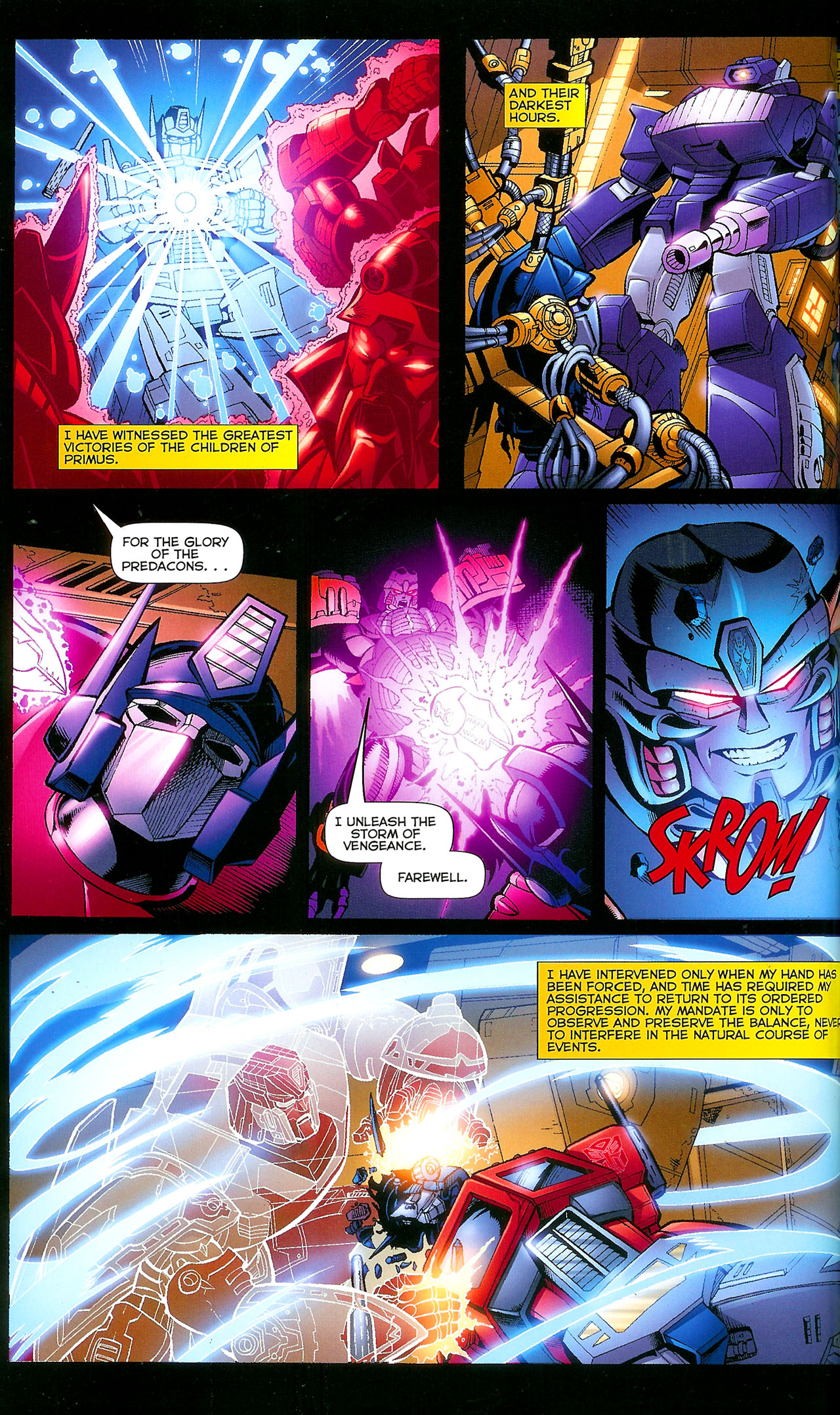 Transformers Cybertron Balancing Act (2007) Read All Comics Online