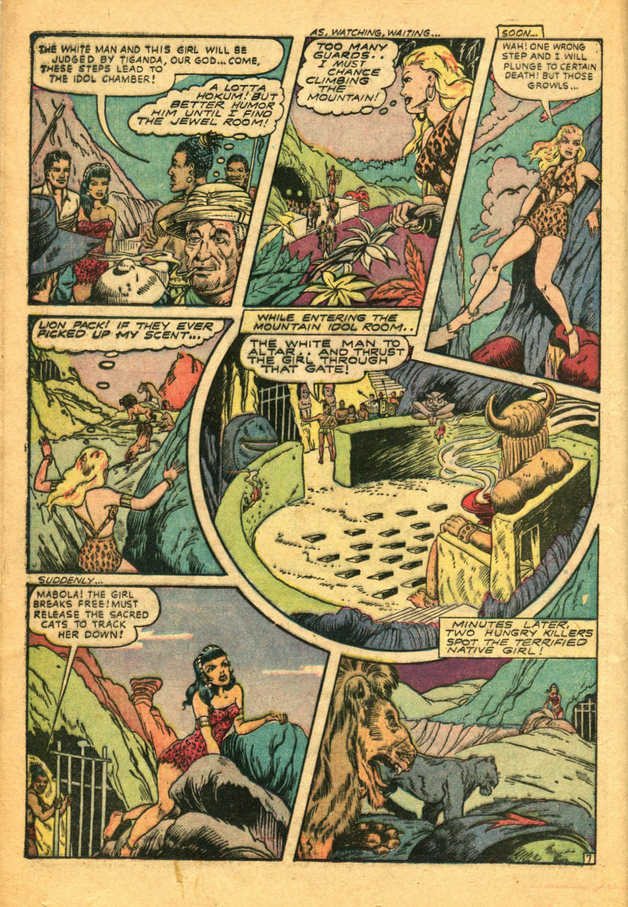 Read online Sheena, Queen of the Jungle (1942) comic -  Issue #5 - 32