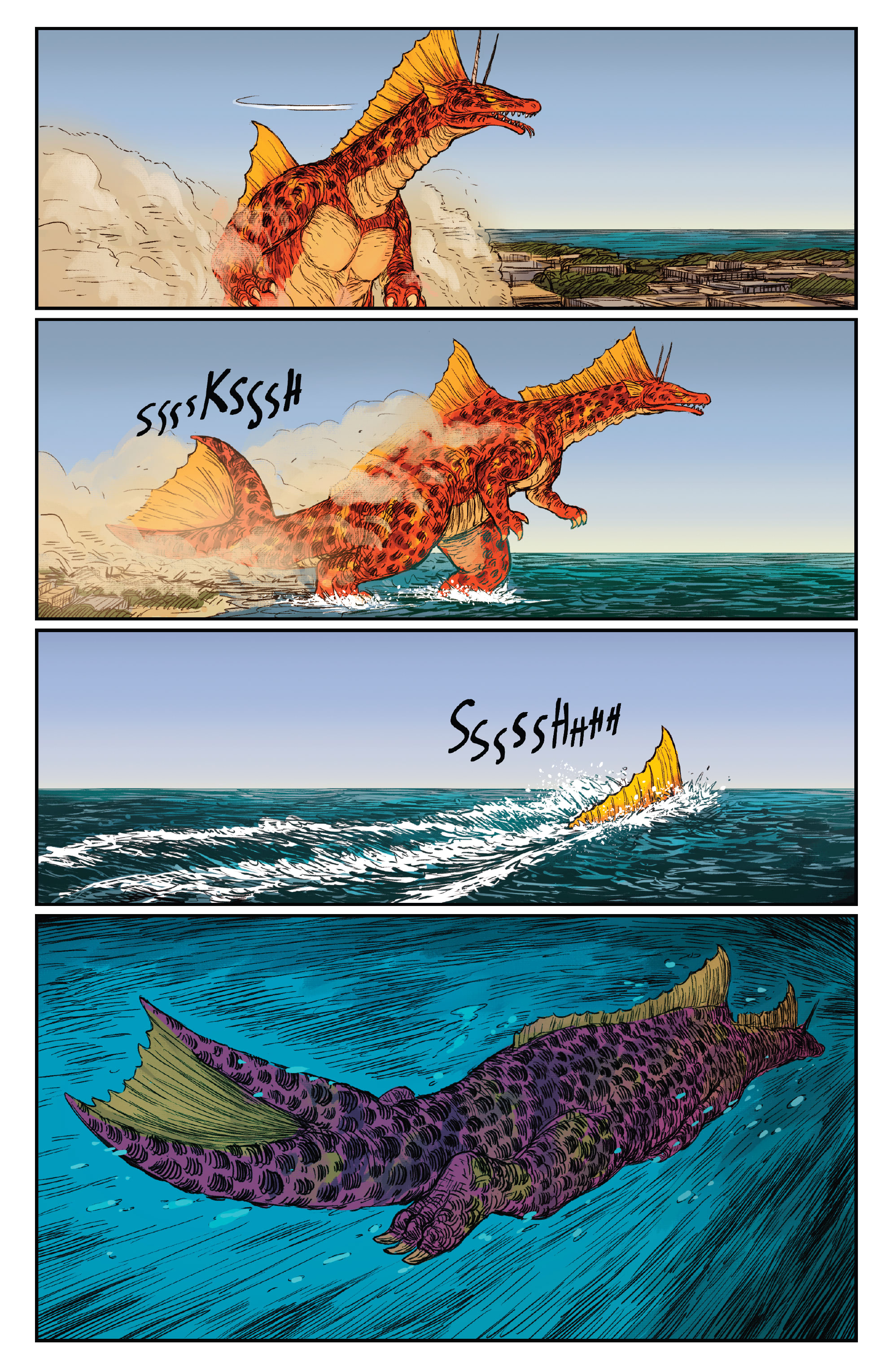 Read online Godzilla Rivals: Mothra Vs. Titanosaurus comic -  Issue # Full - 29