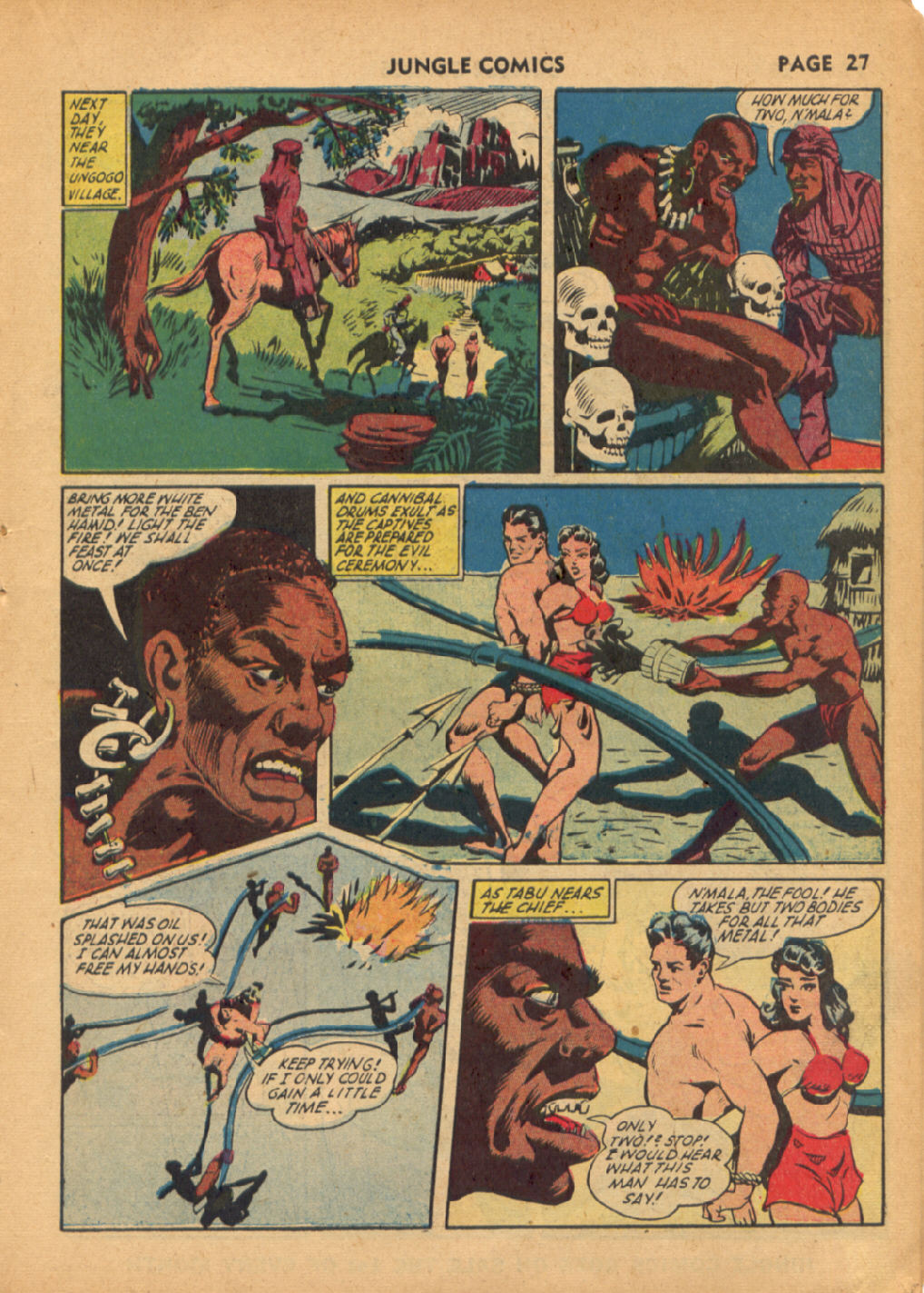 Read online Jungle Comics comic -  Issue #38 - 28
