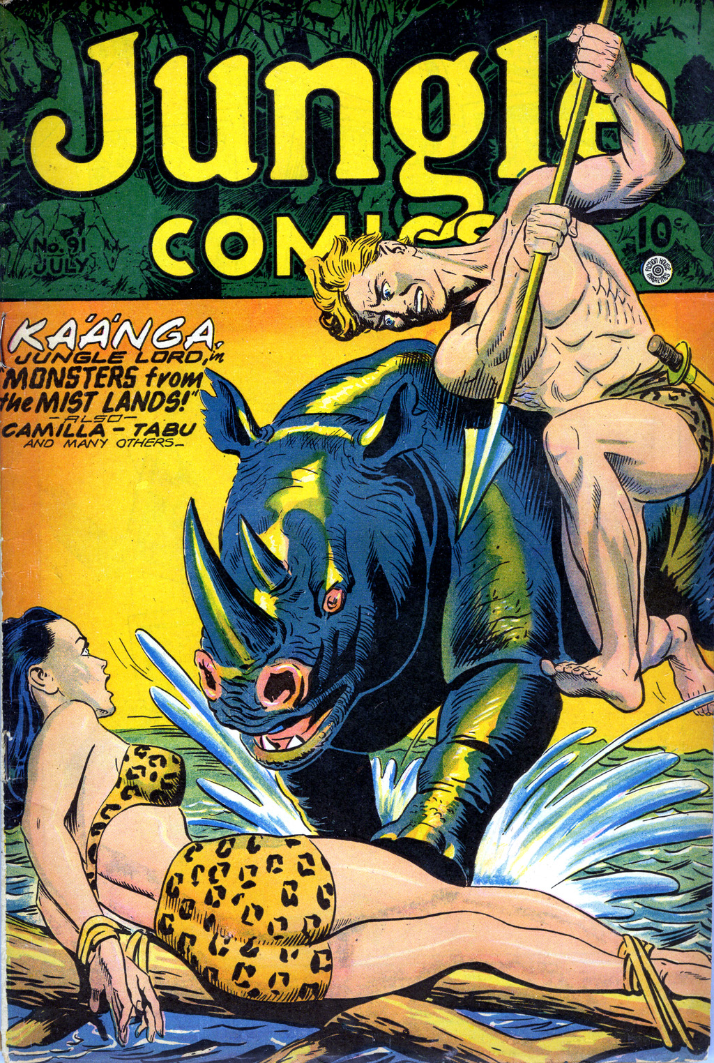 Read online Jungle Comics comic -  Issue #91 - 1