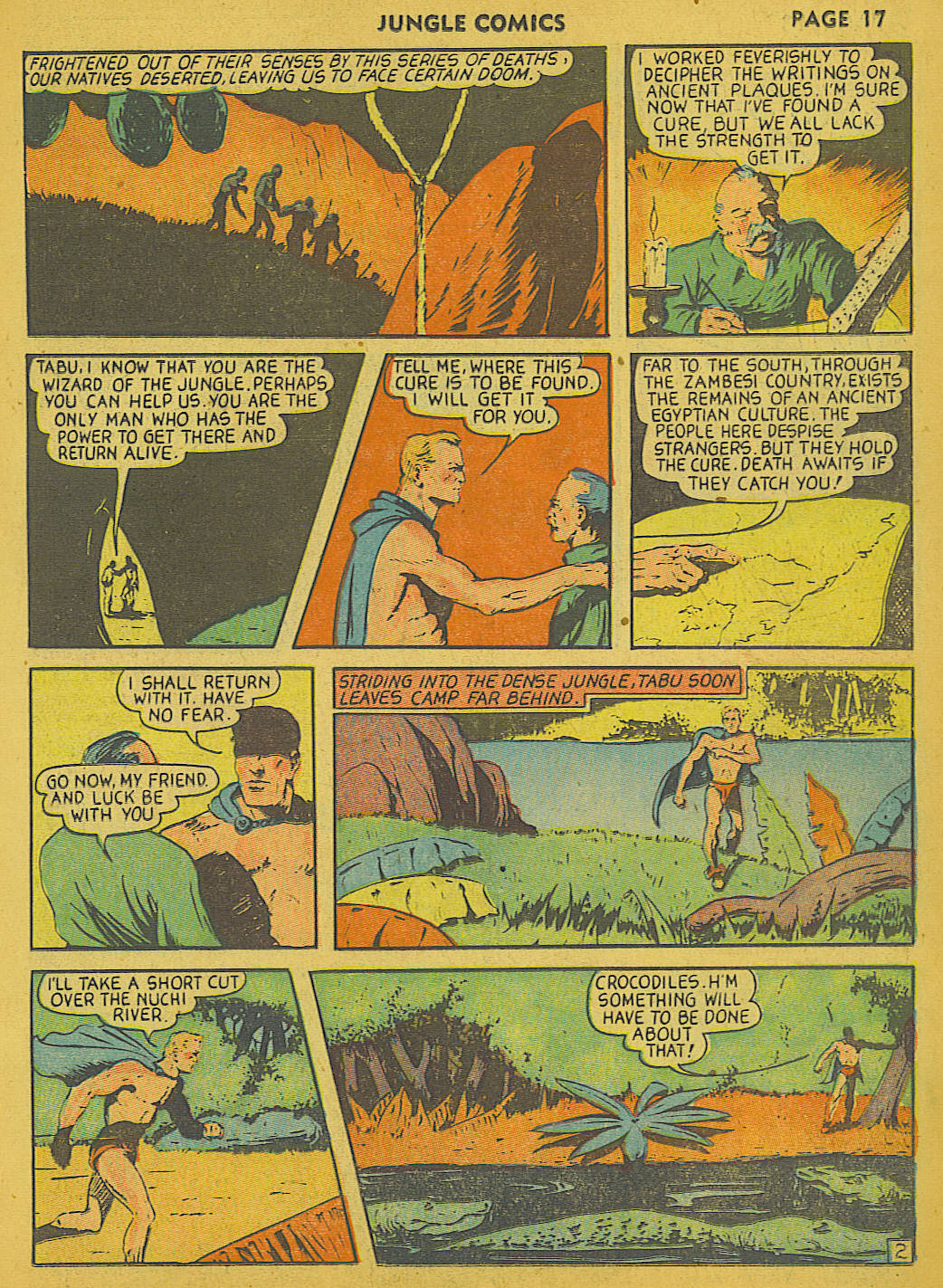 Read online Jungle Comics comic -  Issue #8 - 19