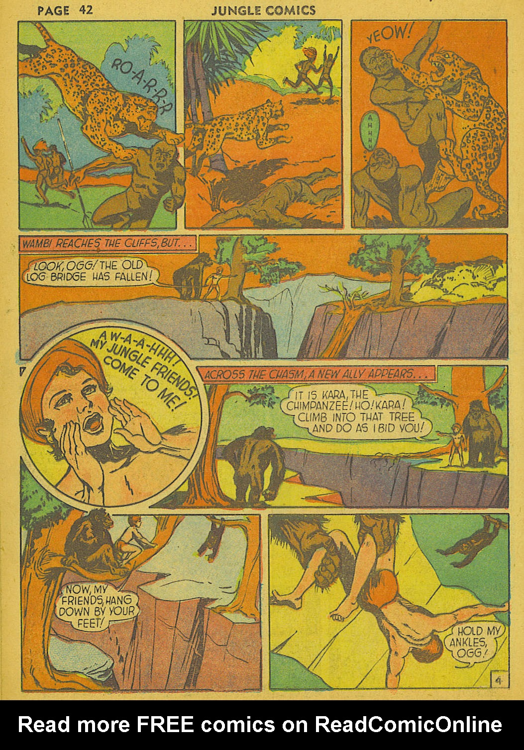 Read online Jungle Comics comic -  Issue #8 - 44