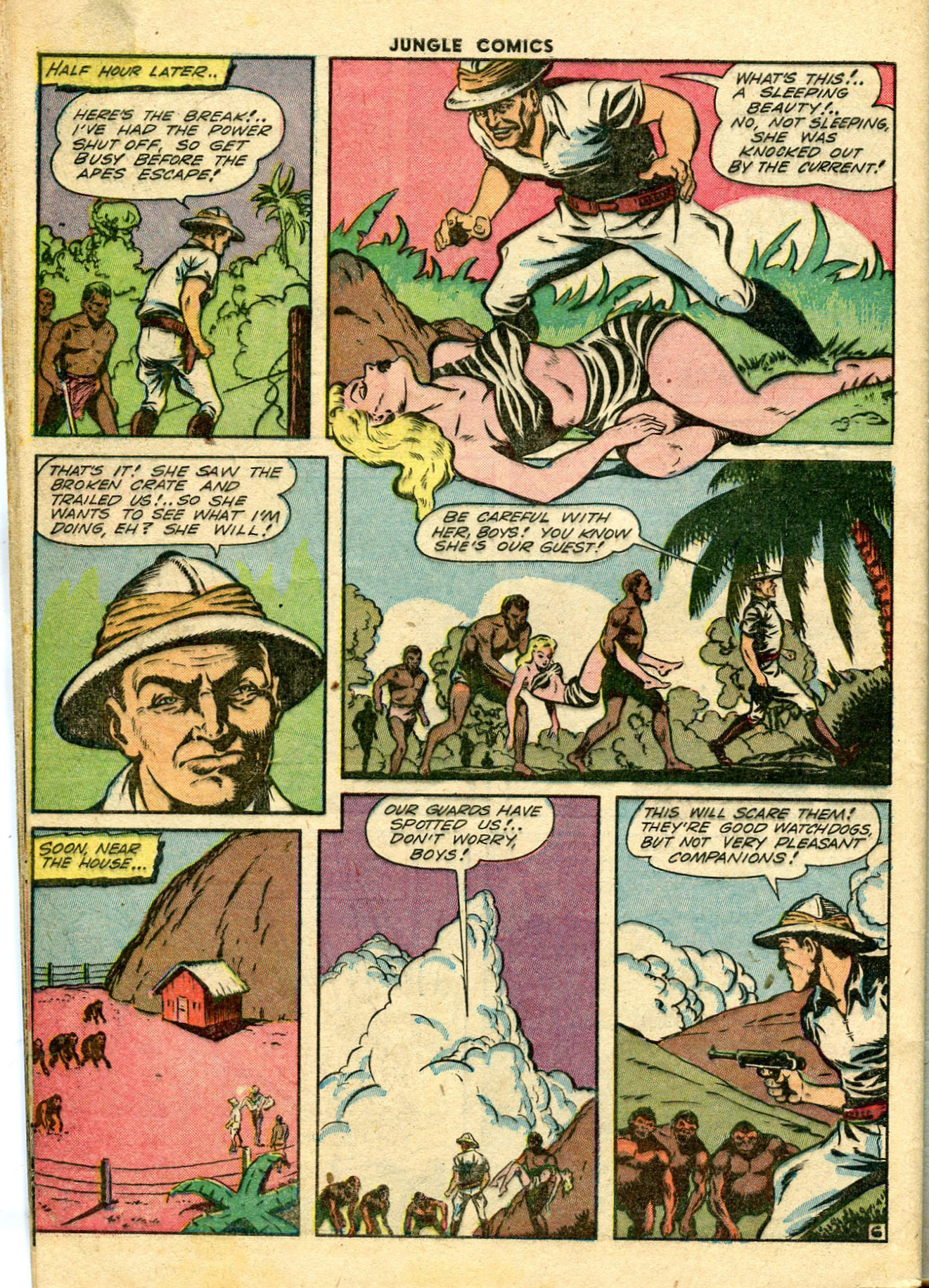 Read online Jungle Comics comic -  Issue #45 - 54