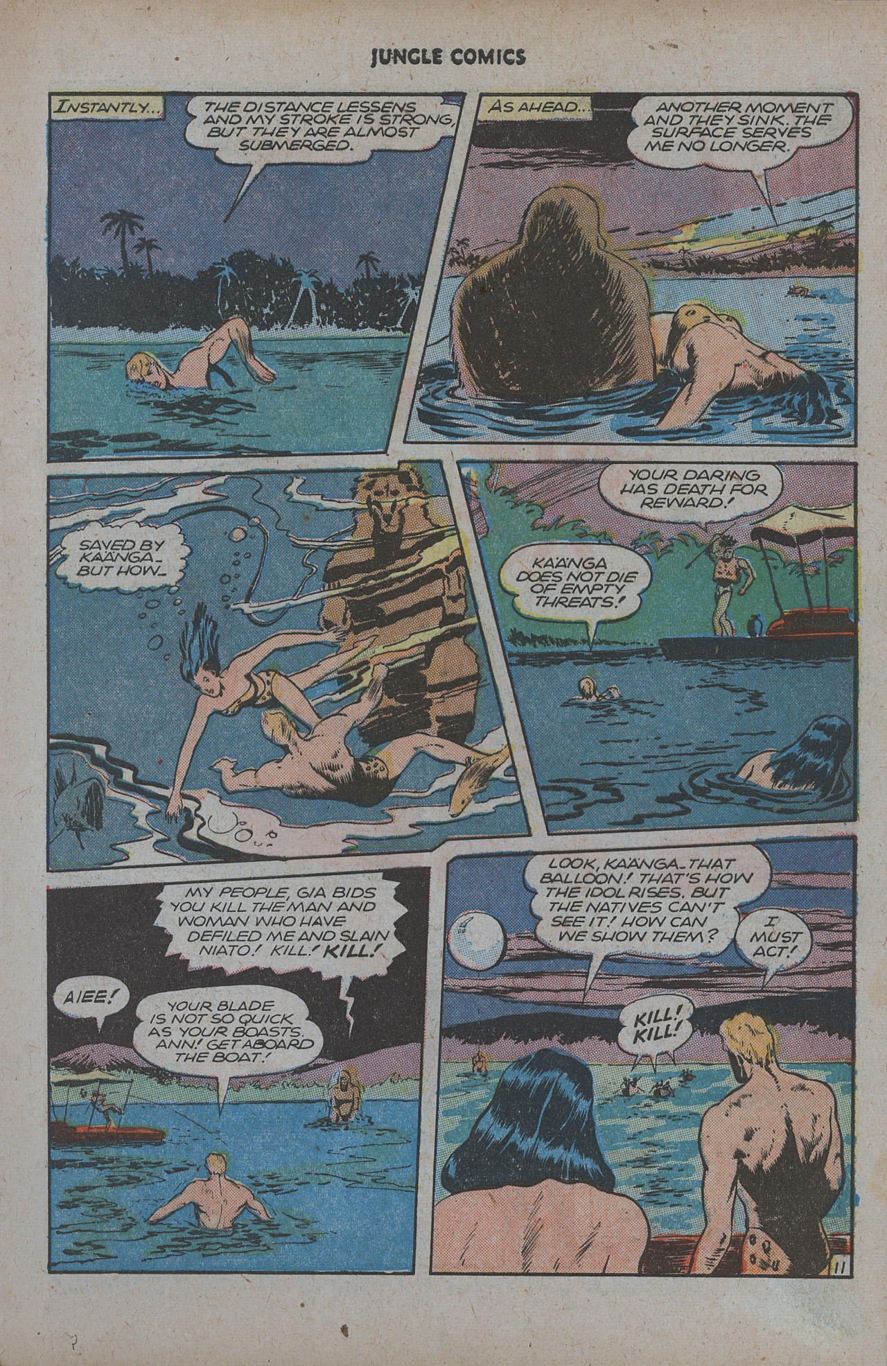 Read online Jungle Comics comic -  Issue #77 - 13