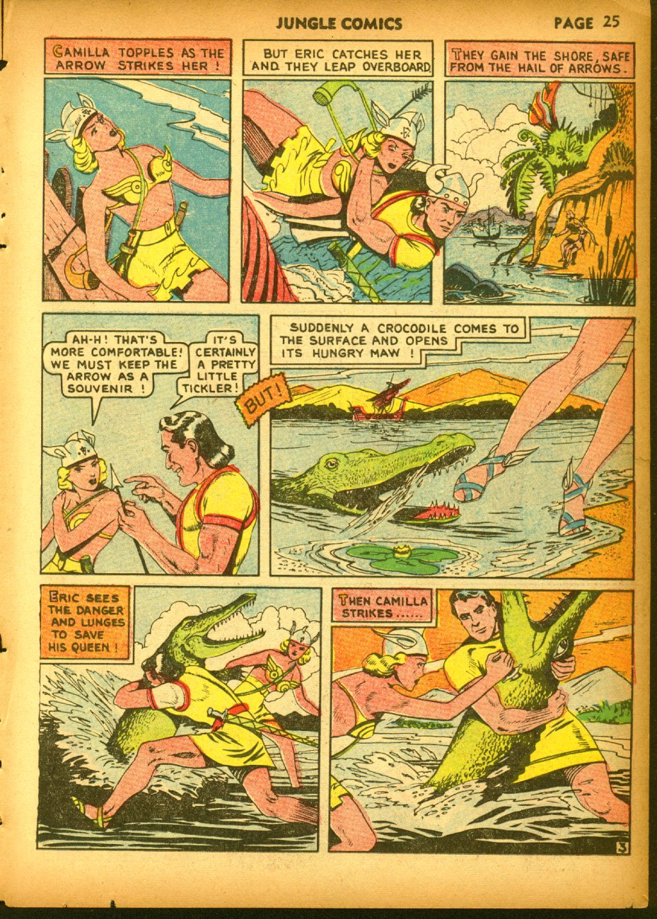 Read online Jungle Comics comic -  Issue #19 - 27