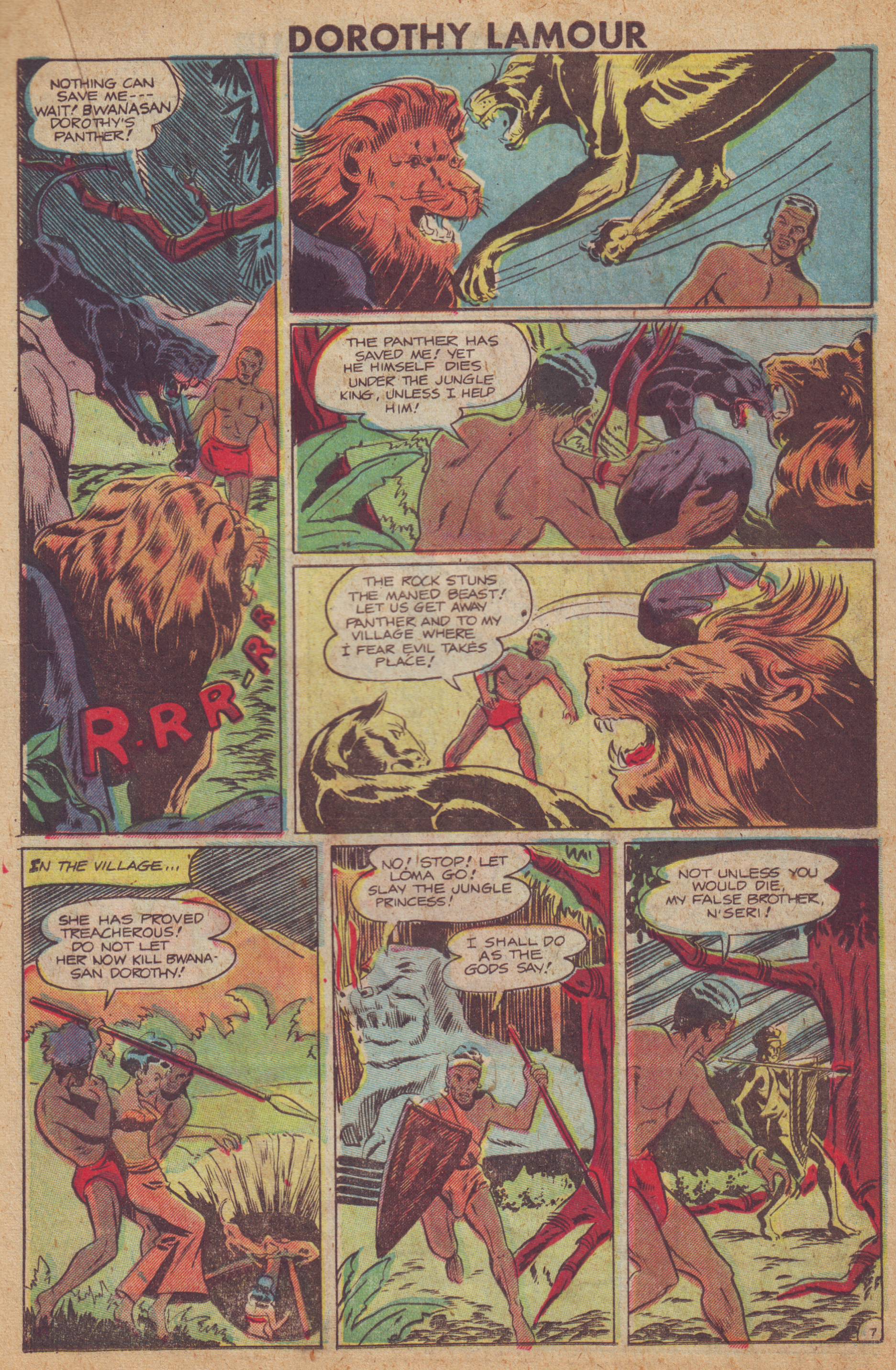Read online Dorothy Lamour Jungle Princess comic -  Issue #3 - 19