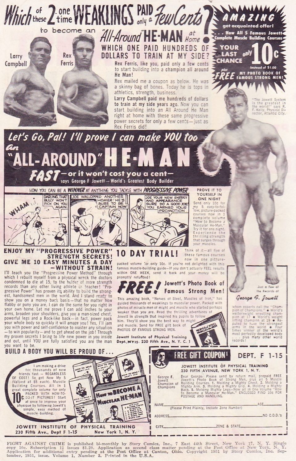 Read online Fight Against Crime comic -  Issue #3 - 2