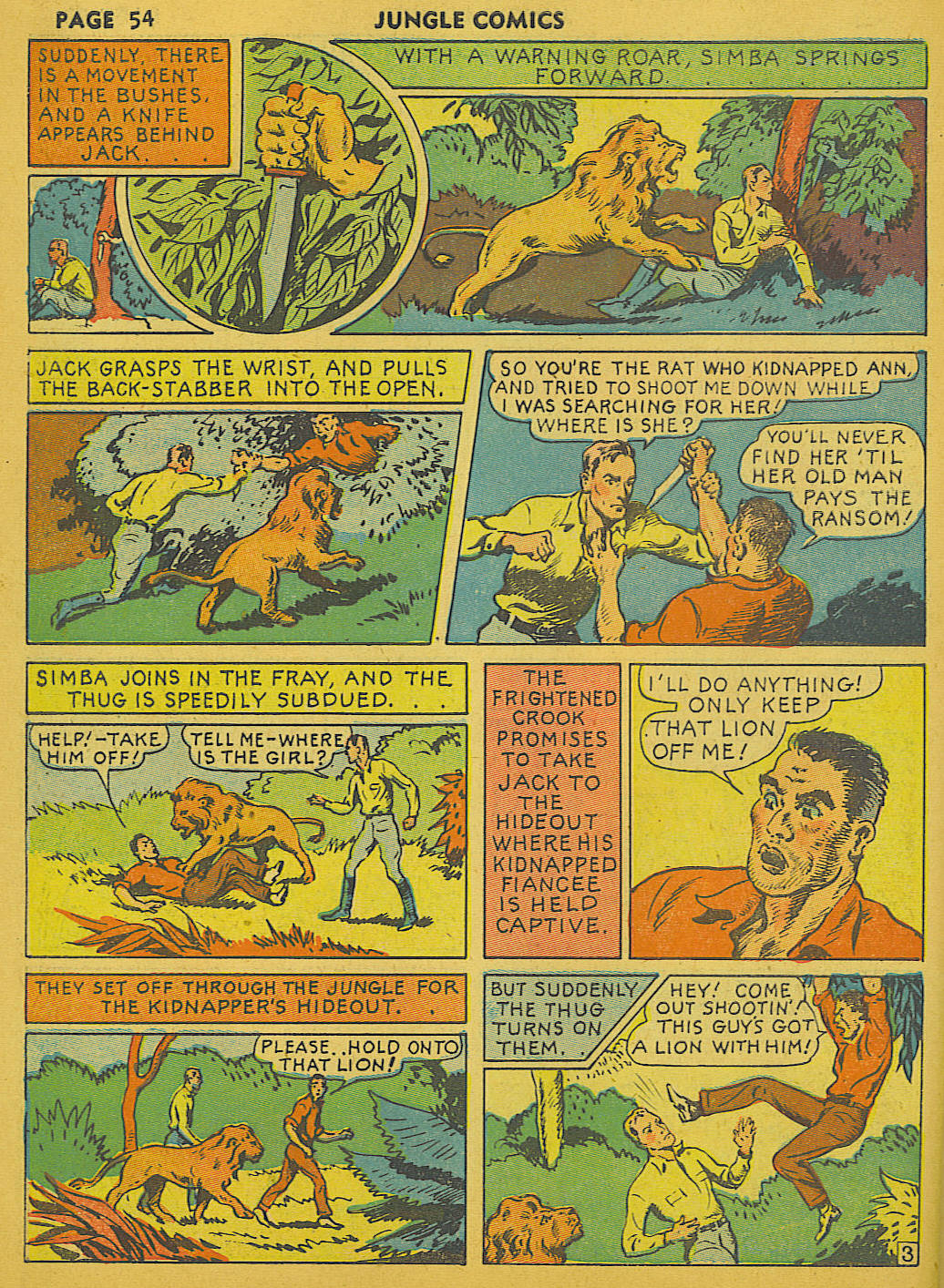 Read online Jungle Comics comic -  Issue #8 - 56