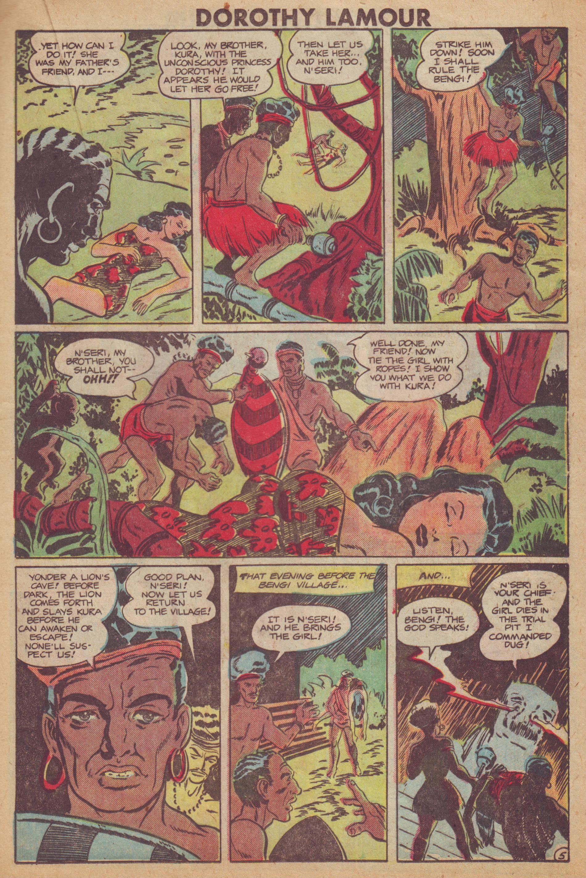 Read online Dorothy Lamour Jungle Princess comic -  Issue #3 - 17