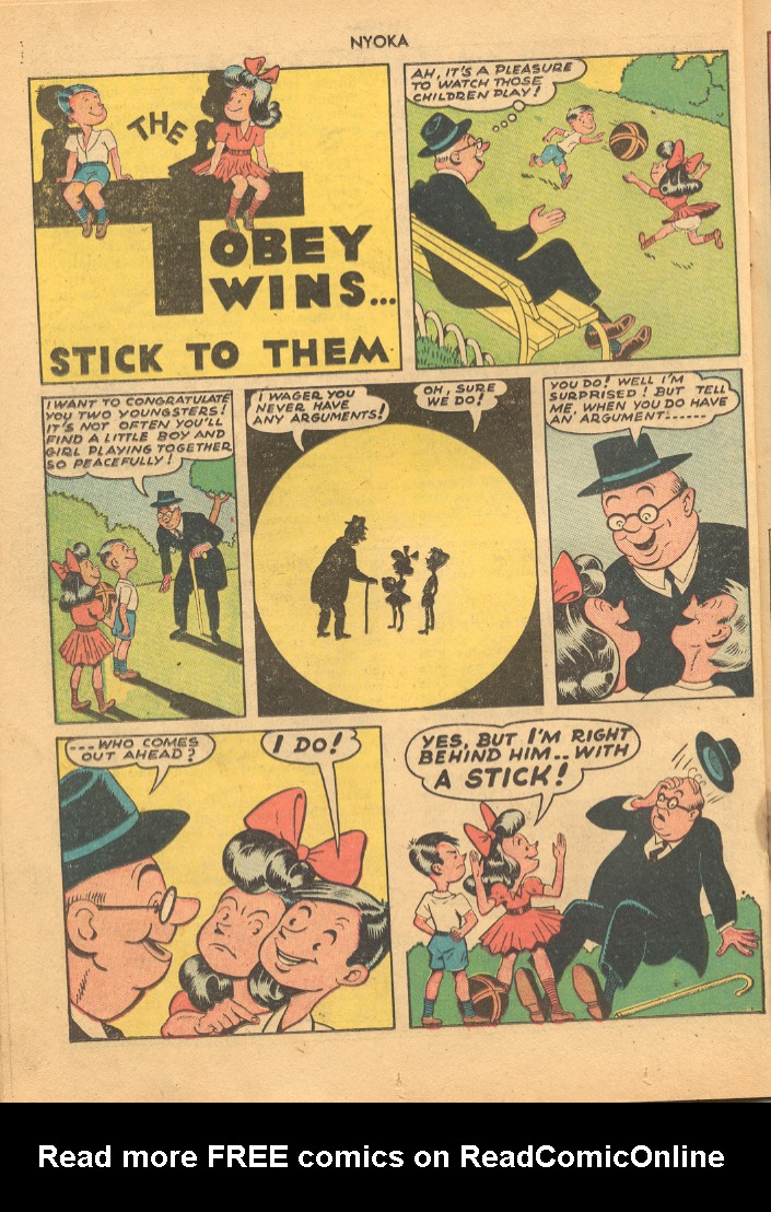 Read online Nyoka the Jungle Girl (1945) comic -  Issue #29 - 30