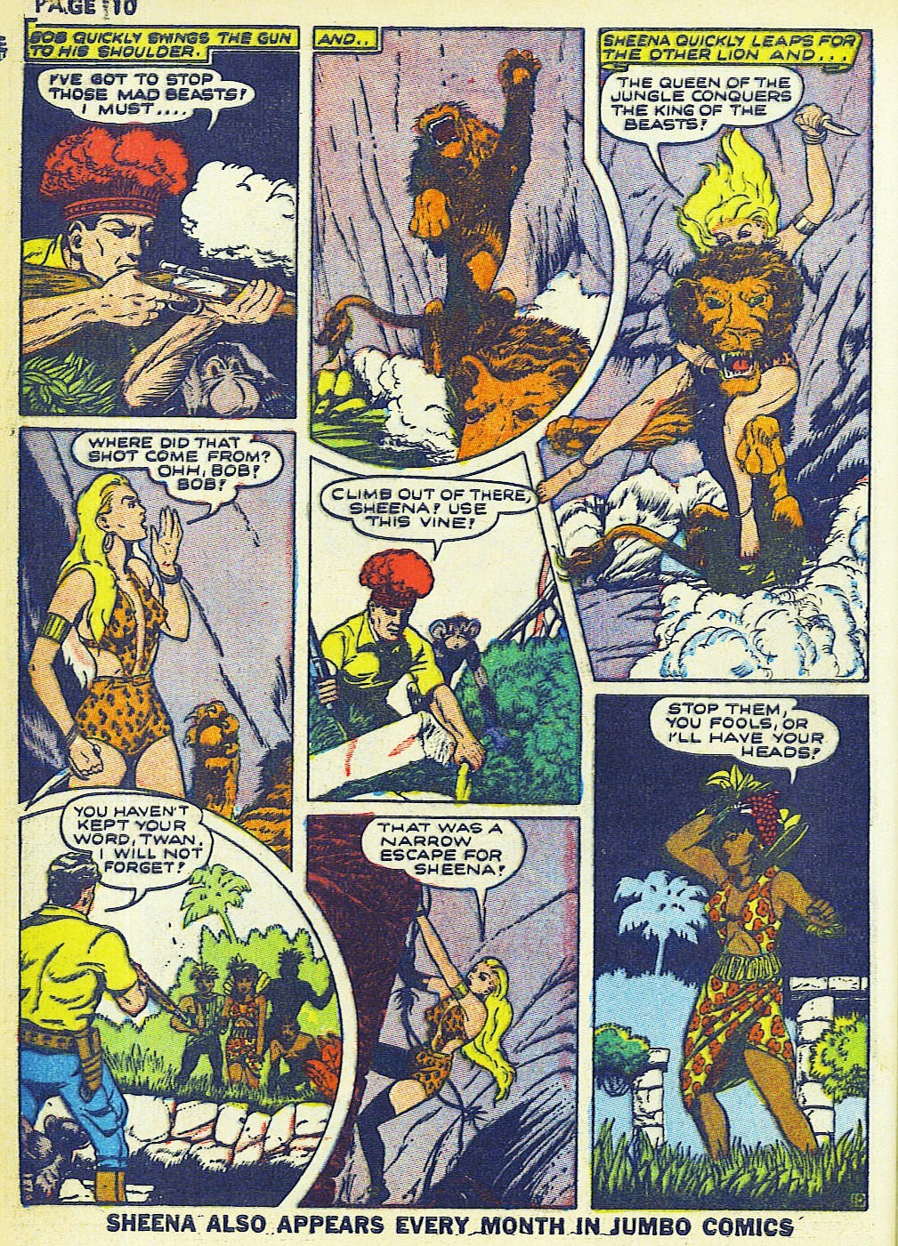 Read online Sheena, Queen of the Jungle (1942) comic -  Issue #2 - 12