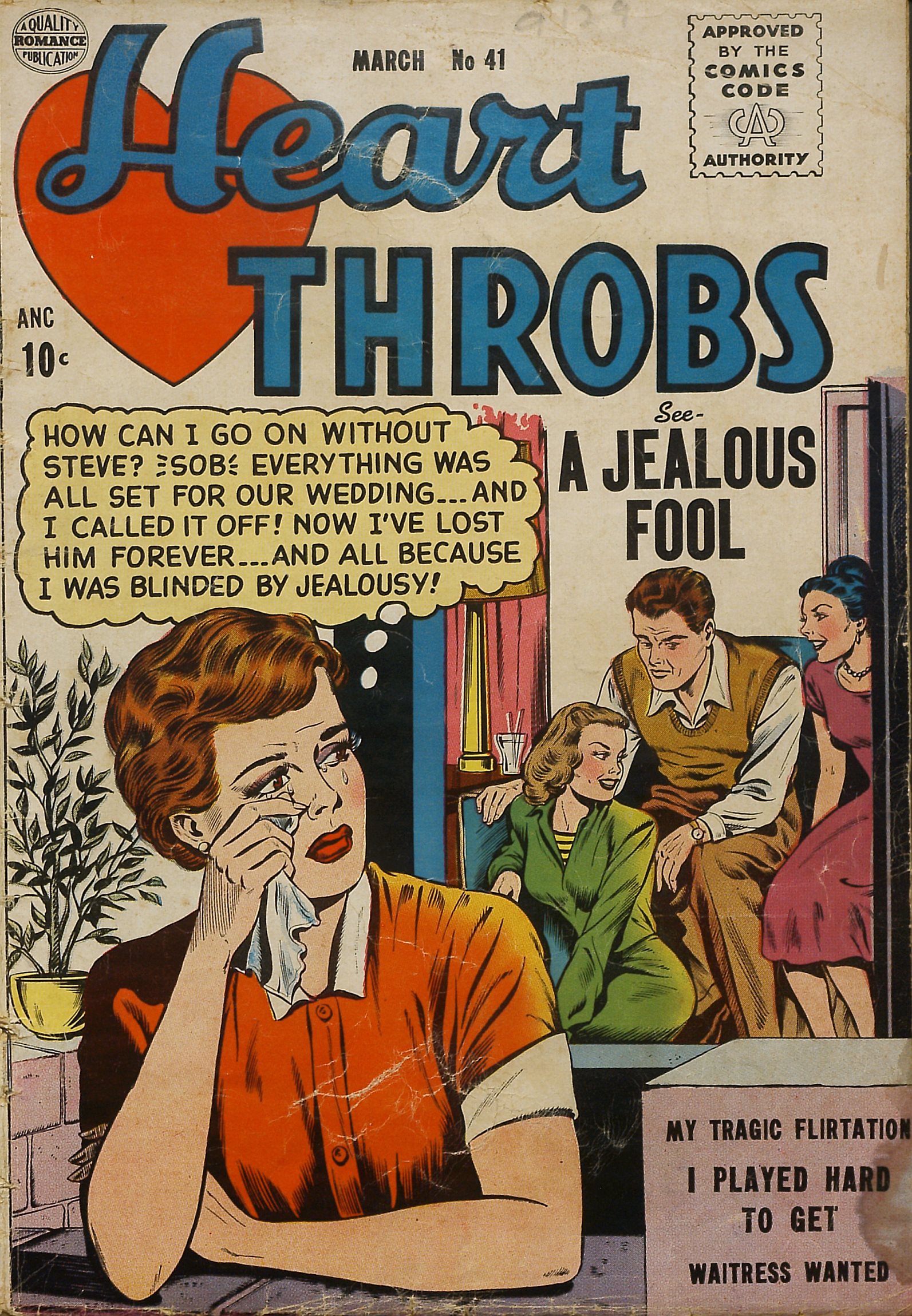 Read online Heart Throbs comic -  Issue #41 - 1