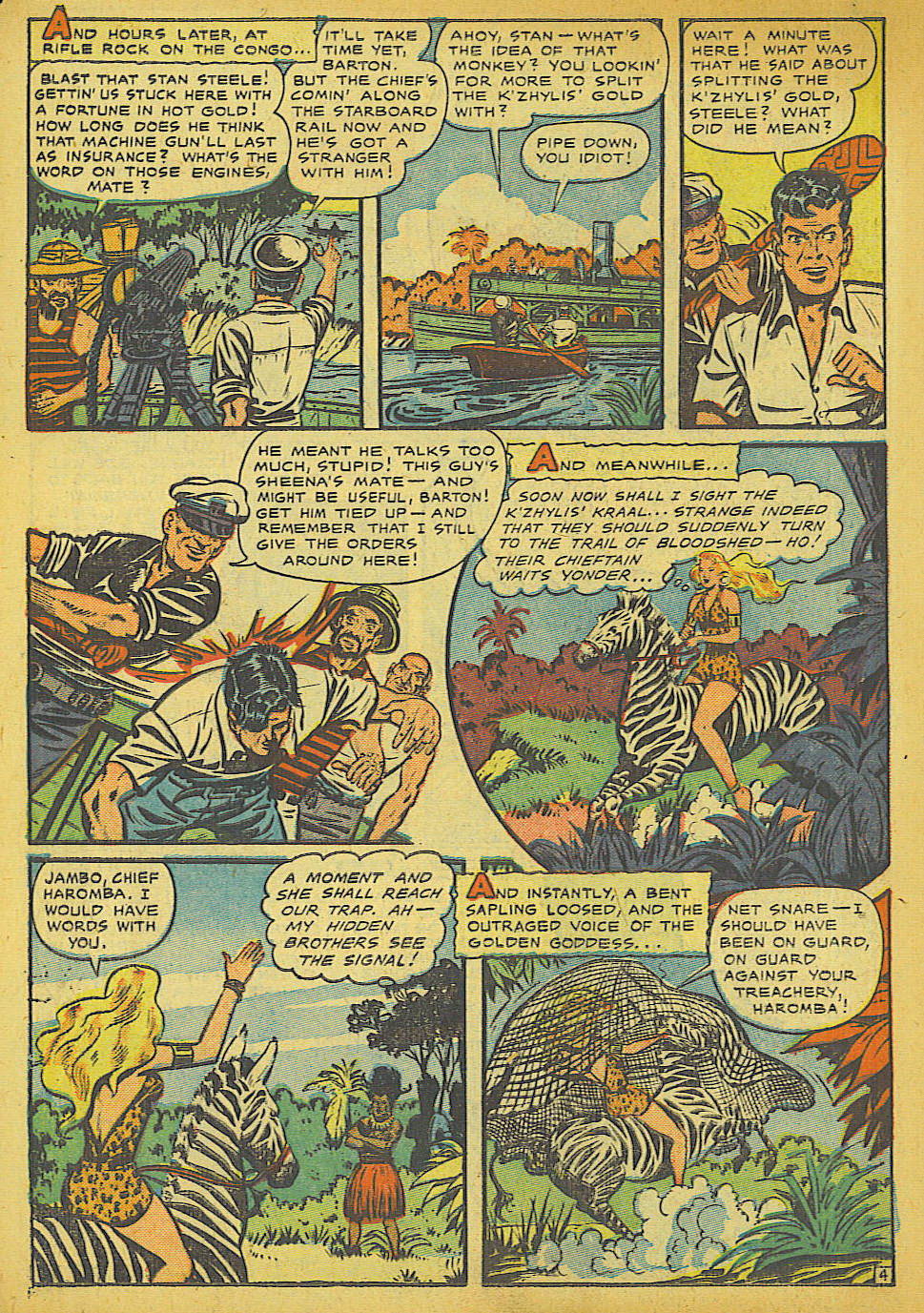 Read online Sheena, Queen of the Jungle (1942) comic -  Issue #10 - 18