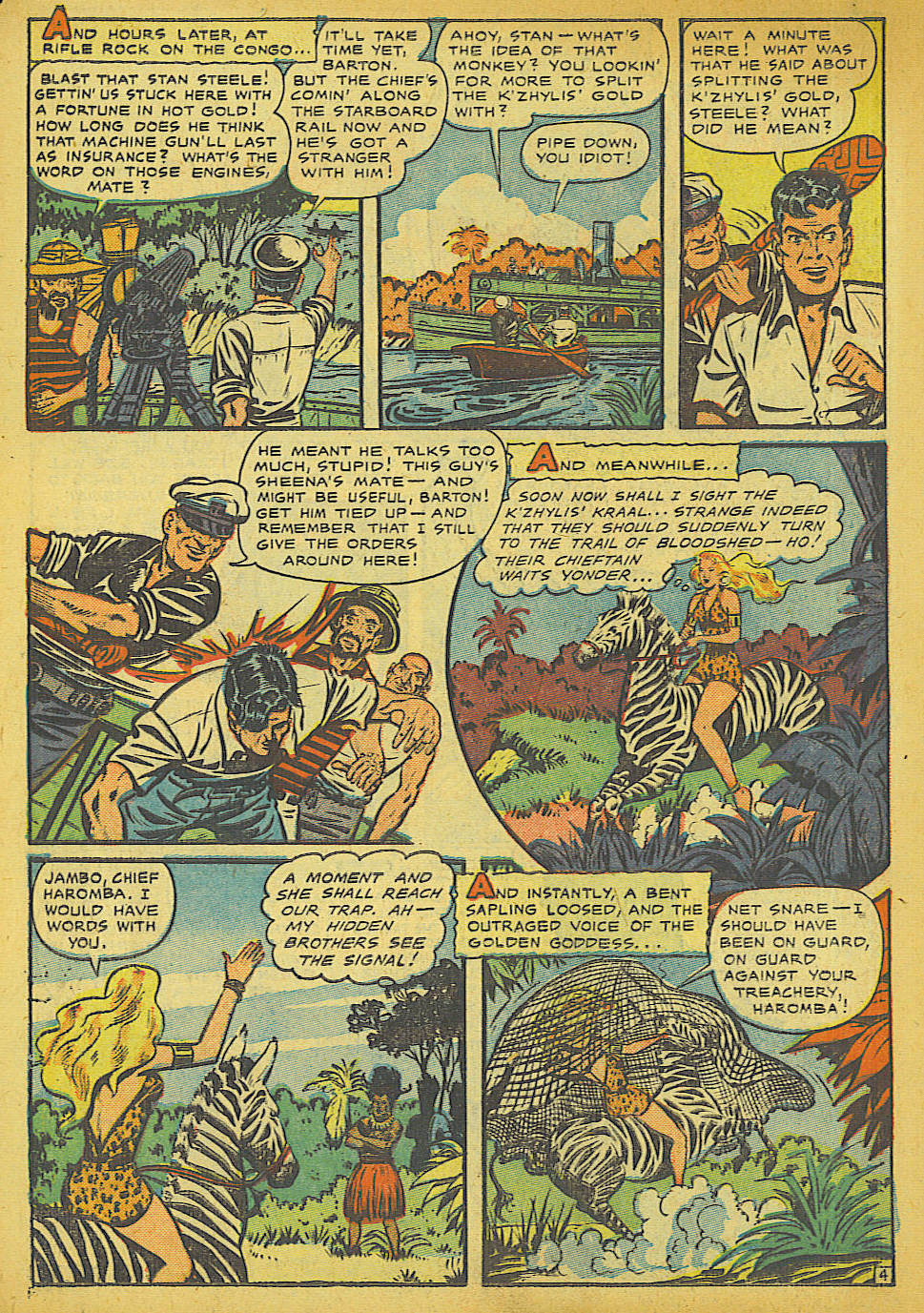 Read online Sheena, Queen of the Jungle (1942) comic -  Issue #10 - 18