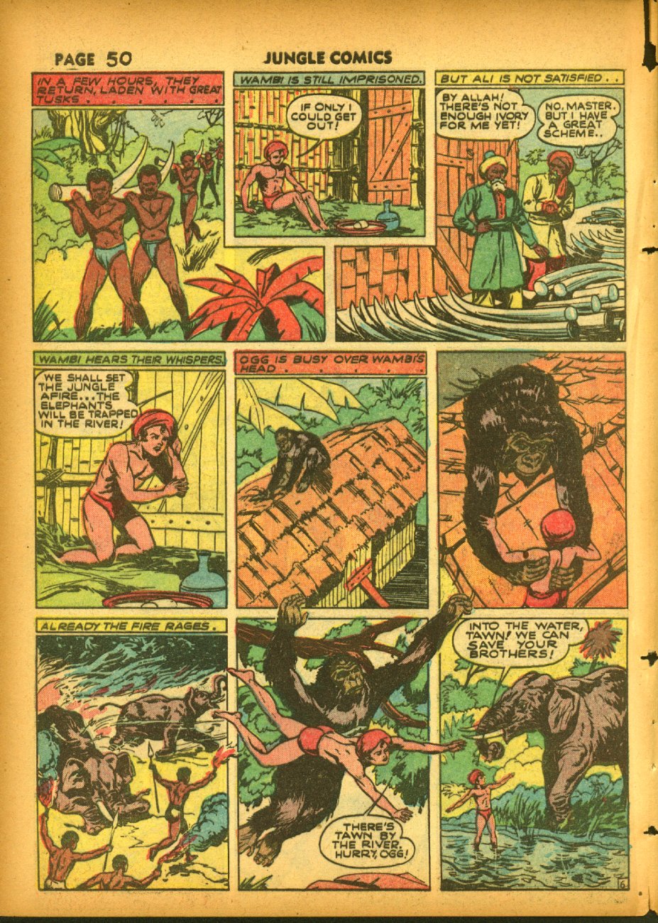 Read online Jungle Comics comic -  Issue #20 - 52
