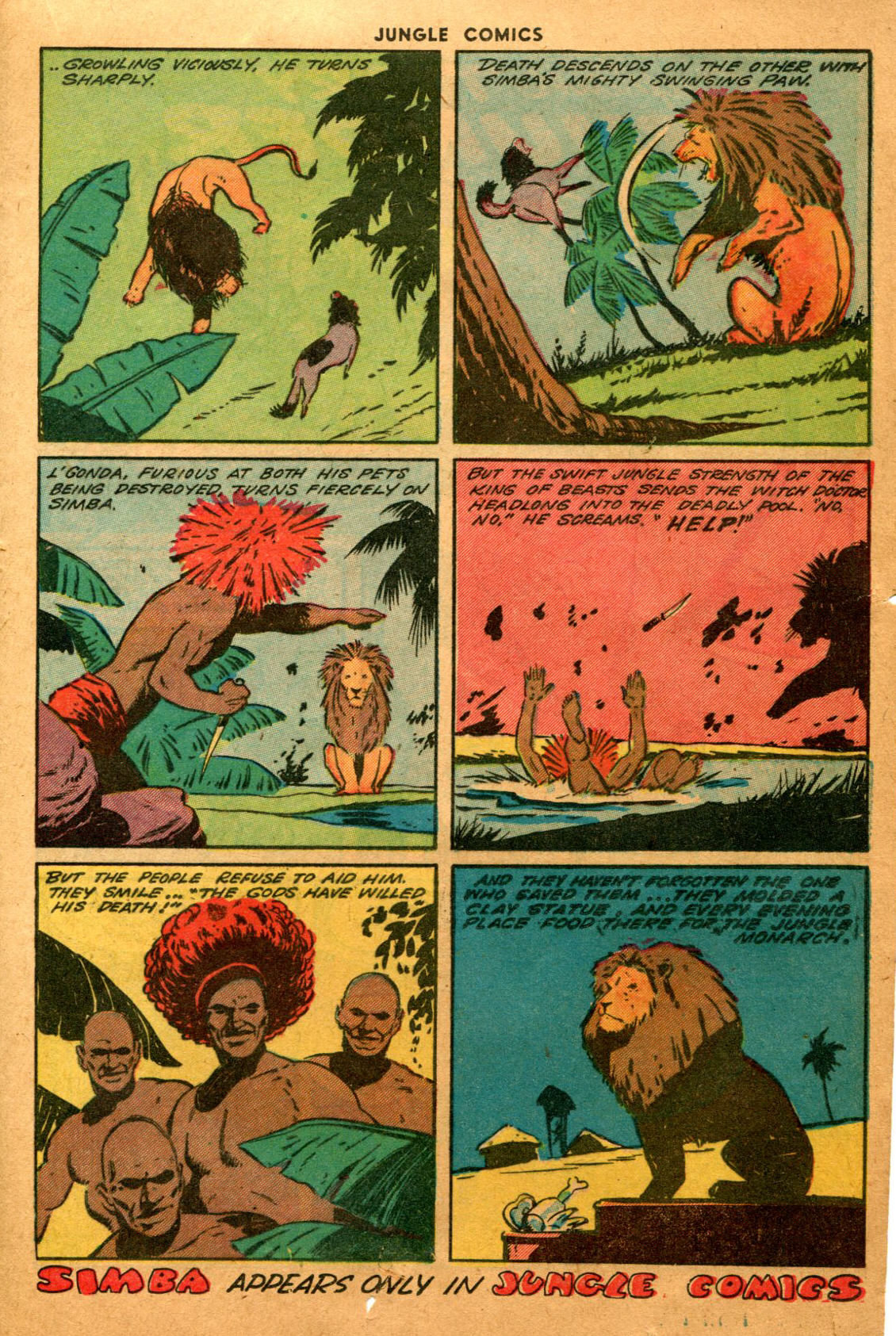 Read online Jungle Comics comic -  Issue #60 - 36