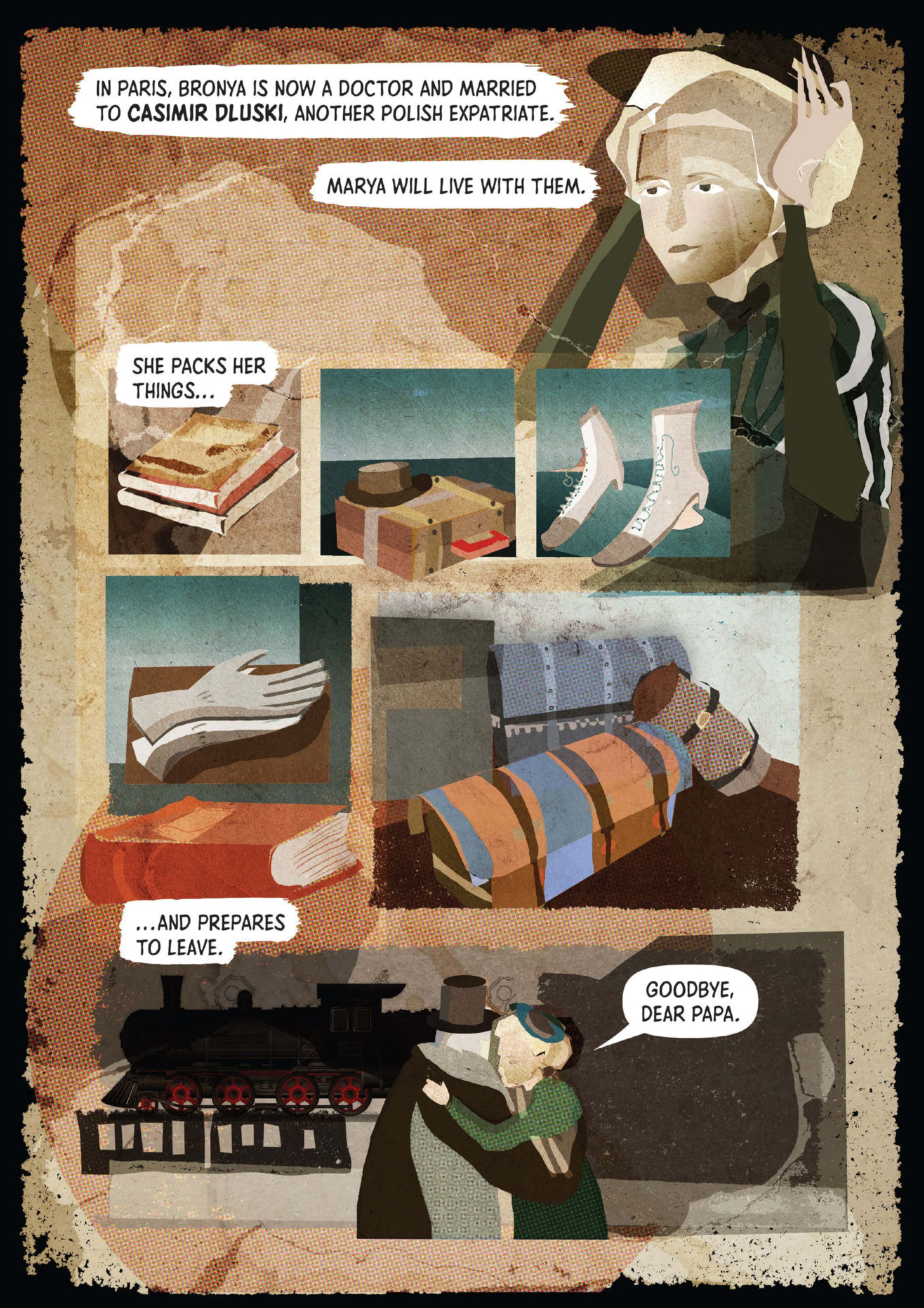 Read online Marie Curie: A Quest For Light comic -  Issue # TPB - 49