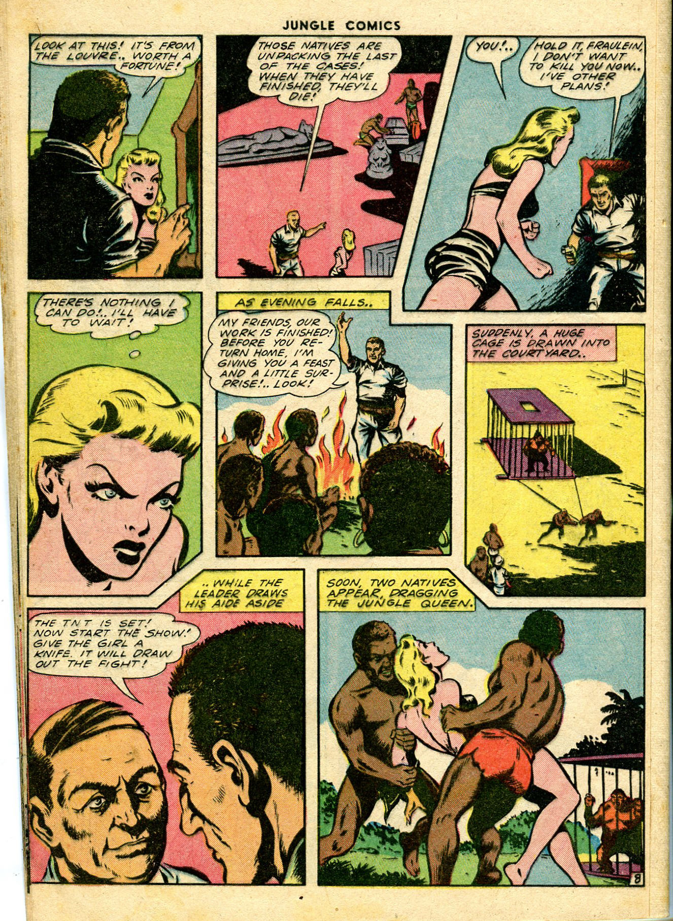 Read online Jungle Comics comic -  Issue #45 - 56