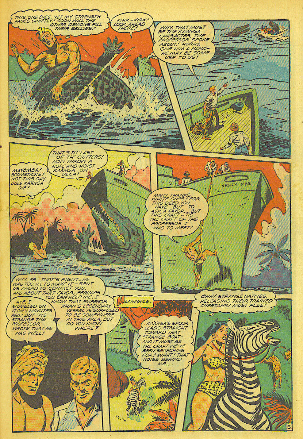 Read online Jungle Comics comic -  Issue #103 - 8