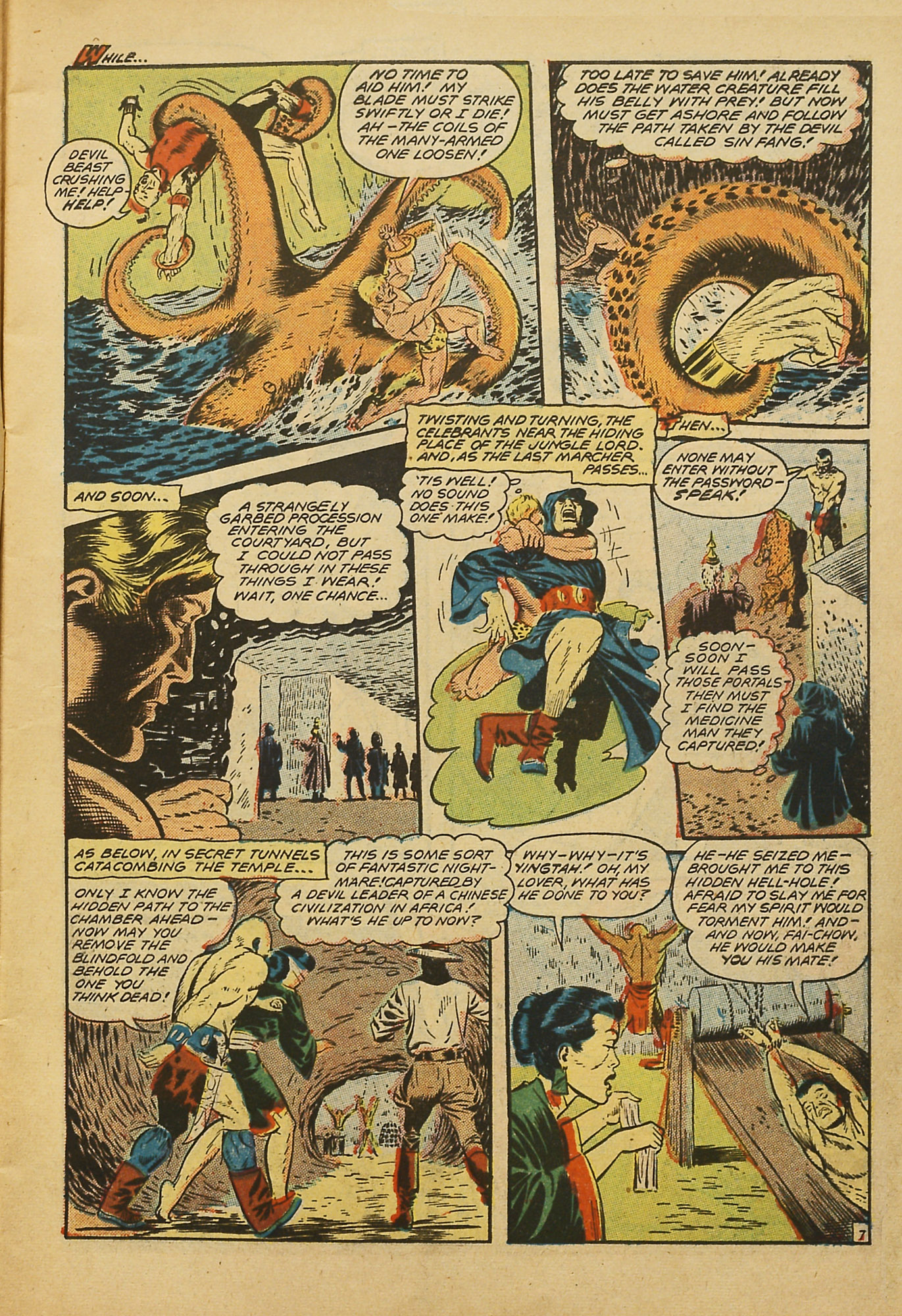 Read online Jungle Comics comic -  Issue #101 - 9