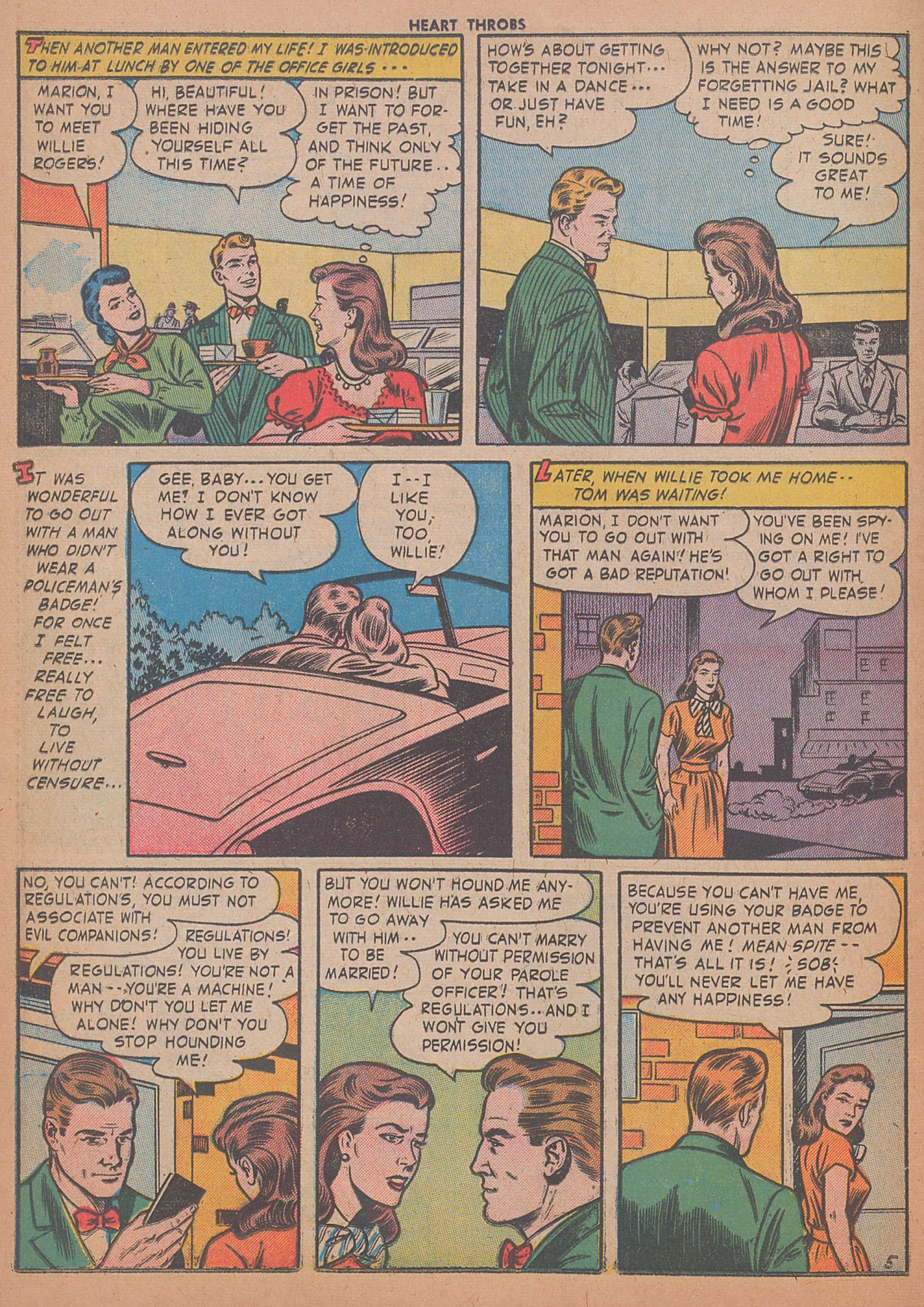 Read online Heart Throbs comic -  Issue #40 - 16