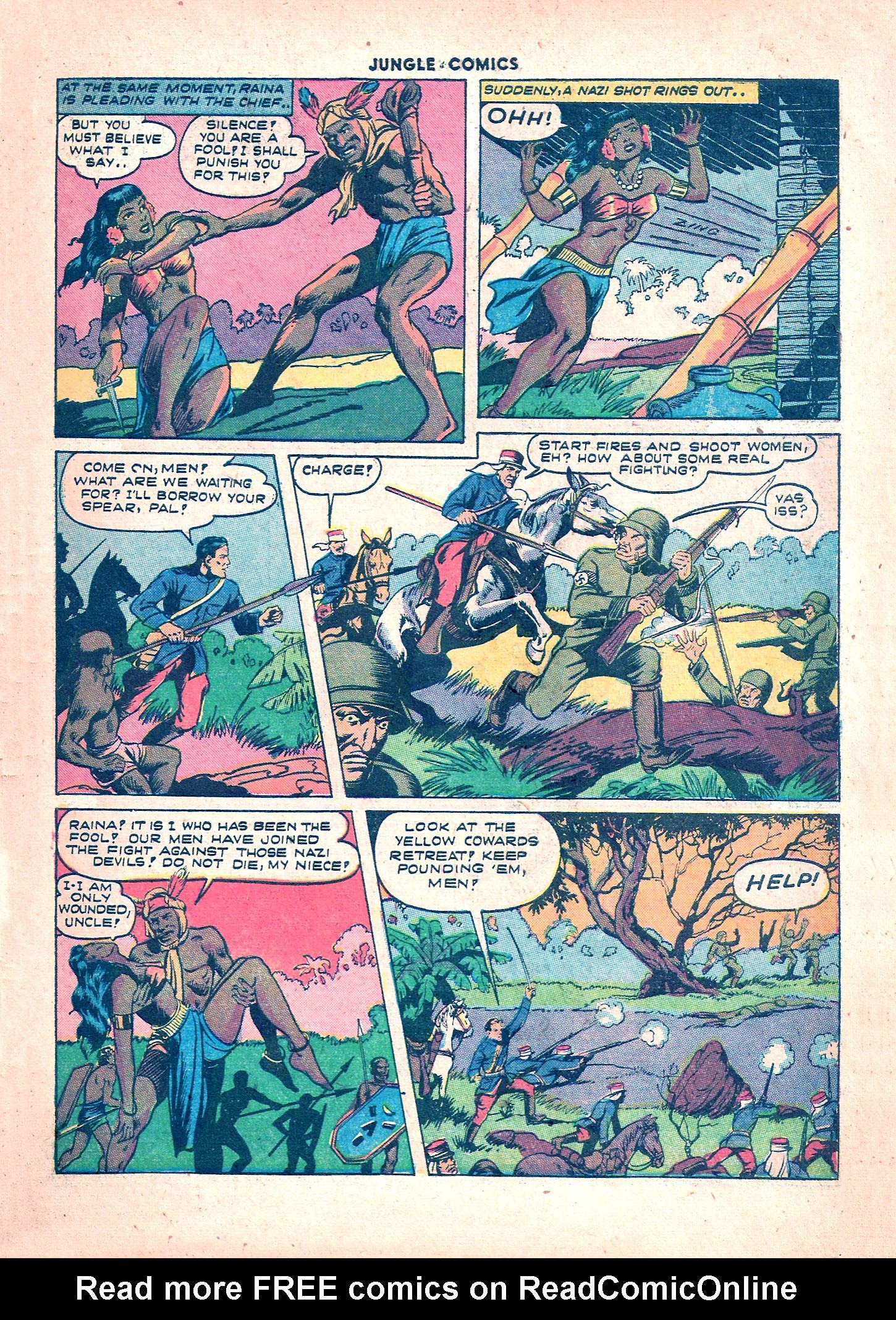 Read online Jungle Comics comic -  Issue #42 - 47
