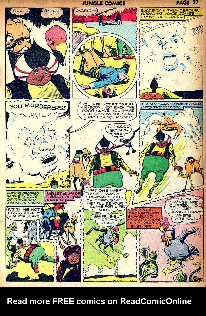 Read online Jungle Comics comic -  Issue #21 - 39