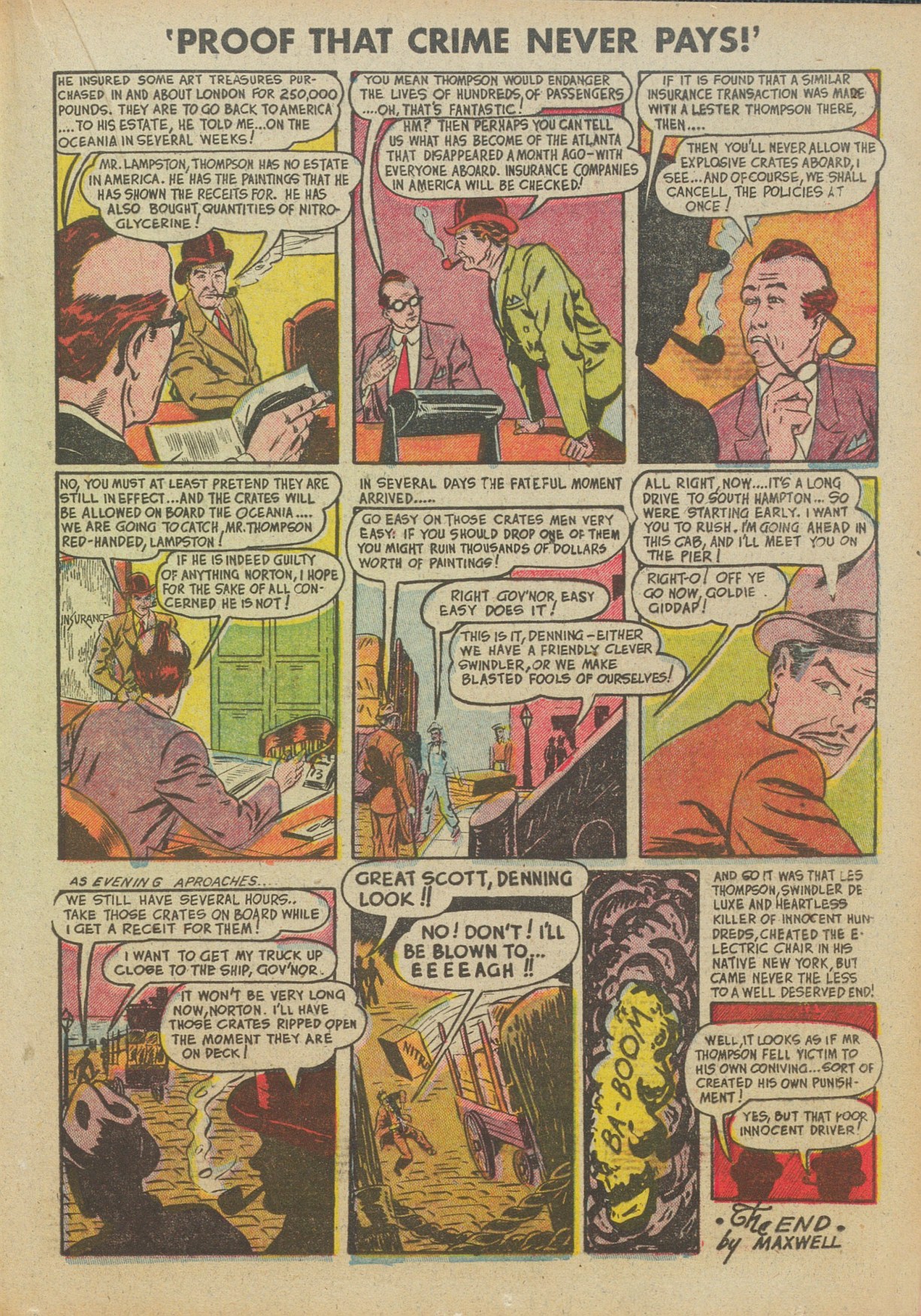 Read online Murder Incorporated (1948) comic -  Issue #9a - 21