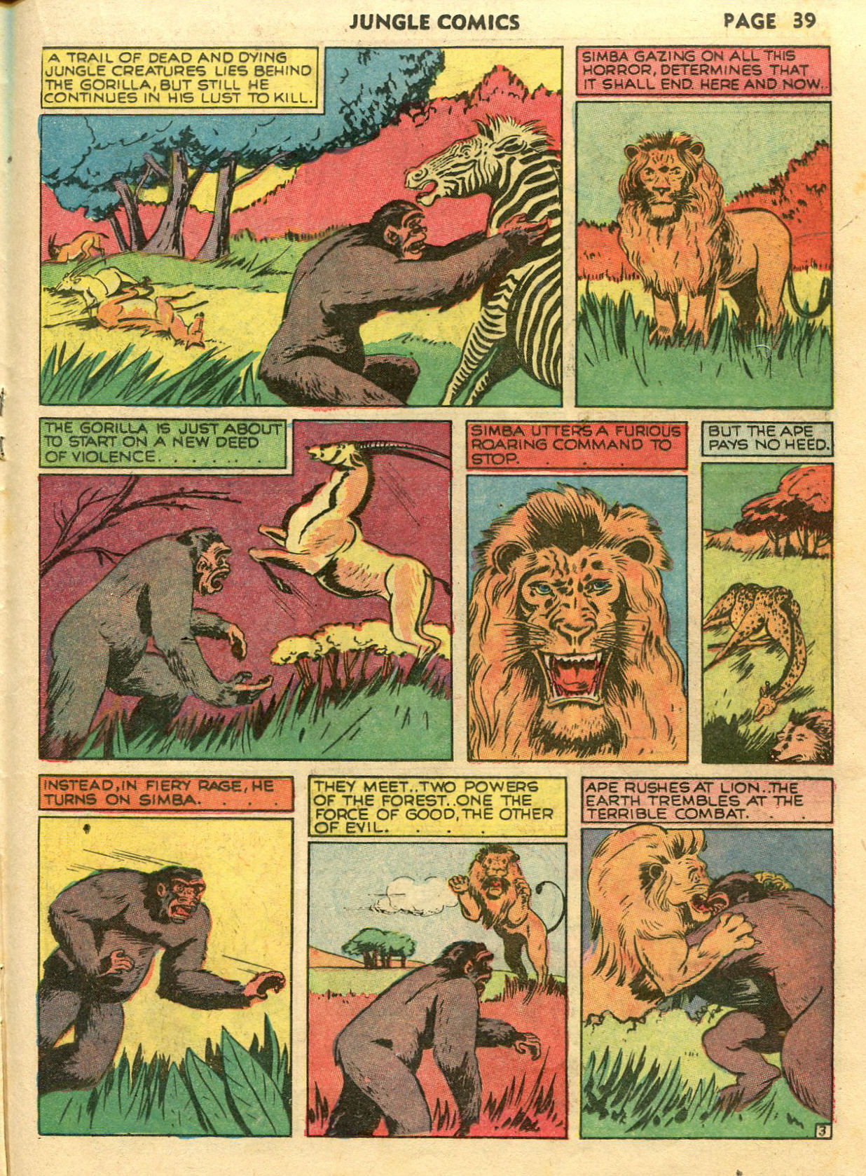 Read online Jungle Comics comic -  Issue #14 - 41