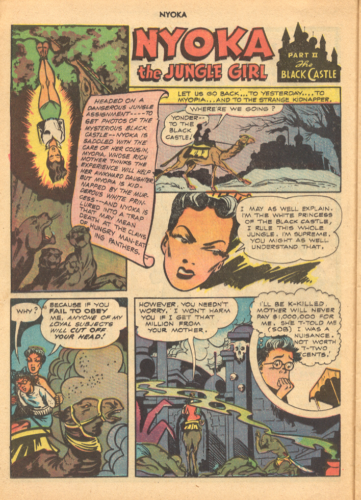 Read online Nyoka the Jungle Girl (1945) comic -  Issue #12 - 12
