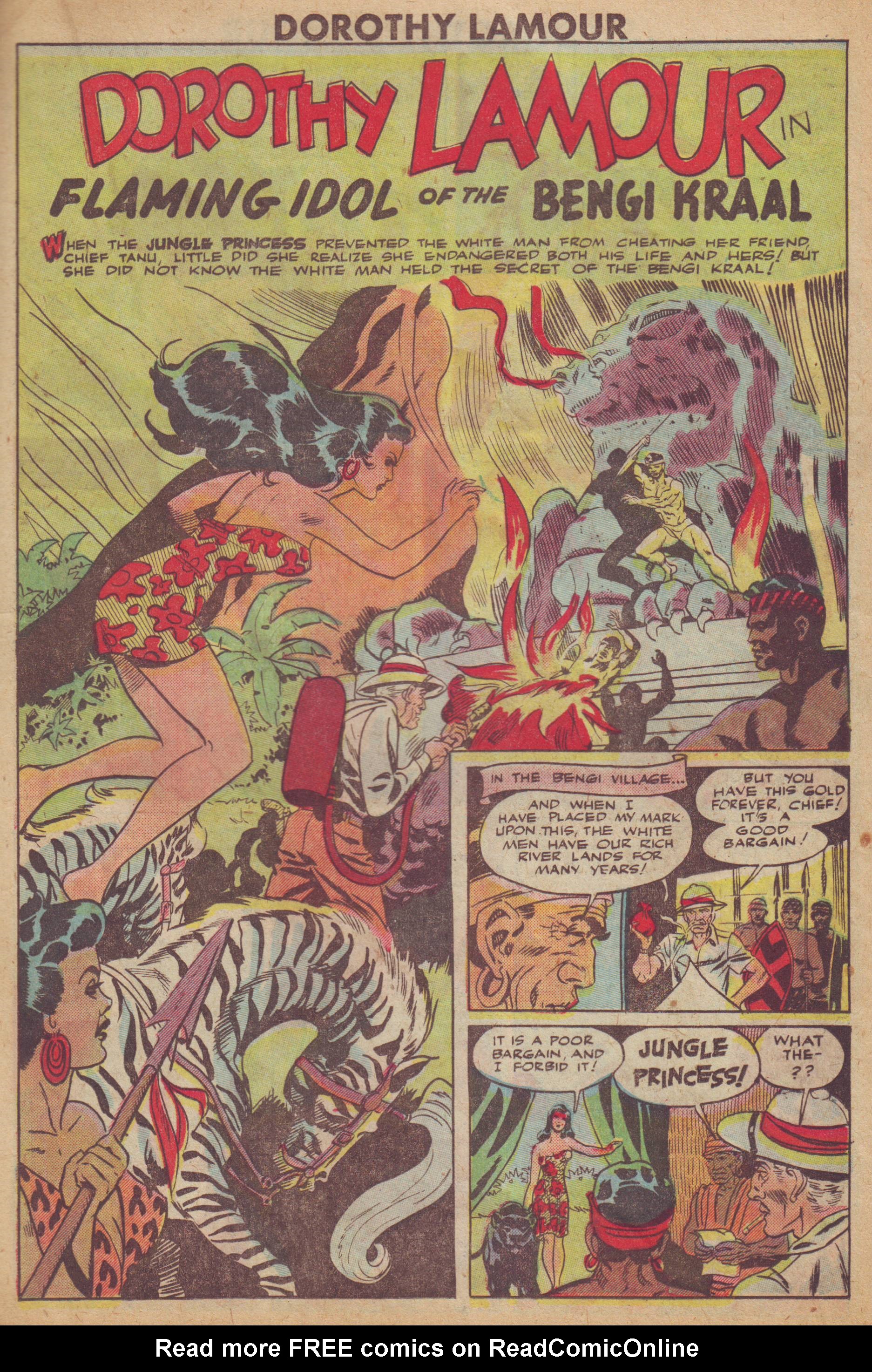 Read online Dorothy Lamour Jungle Princess comic -  Issue #3 - 13