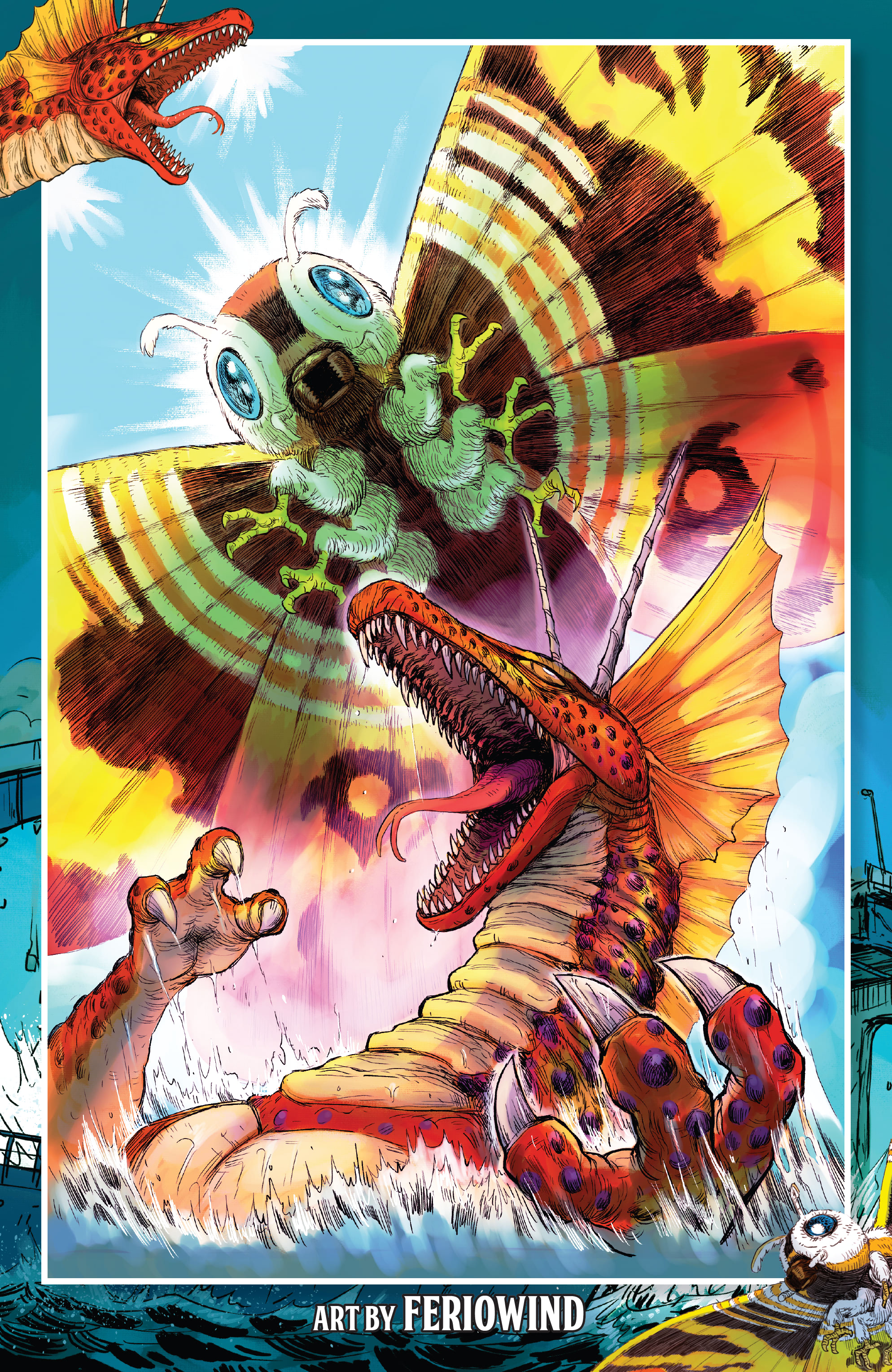 Read online Godzilla Rivals: Mothra Vs. Titanosaurus comic -  Issue # Full - 44