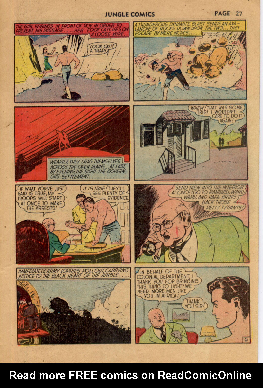 Read online Jungle Comics comic -  Issue #9 - 27