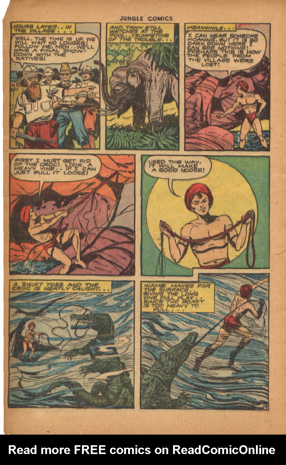 Read online Jungle Comics comic -  Issue #53 - 34