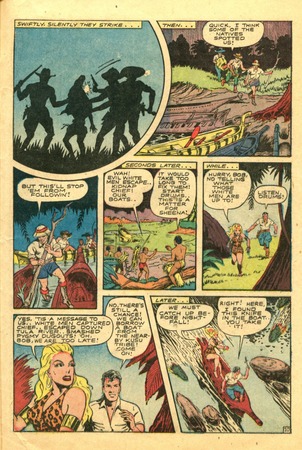 Read online Sheena, Queen of the Jungle (1942) comic -  Issue #6 - 33