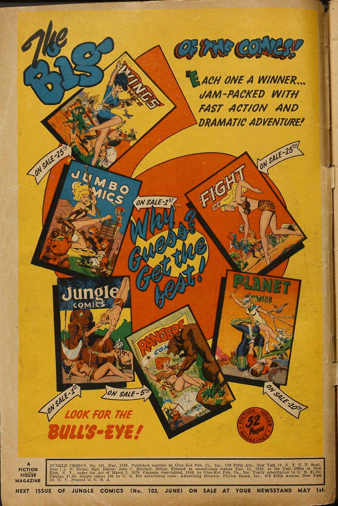 Read online Jungle Comics comic -  Issue #101 - 2
