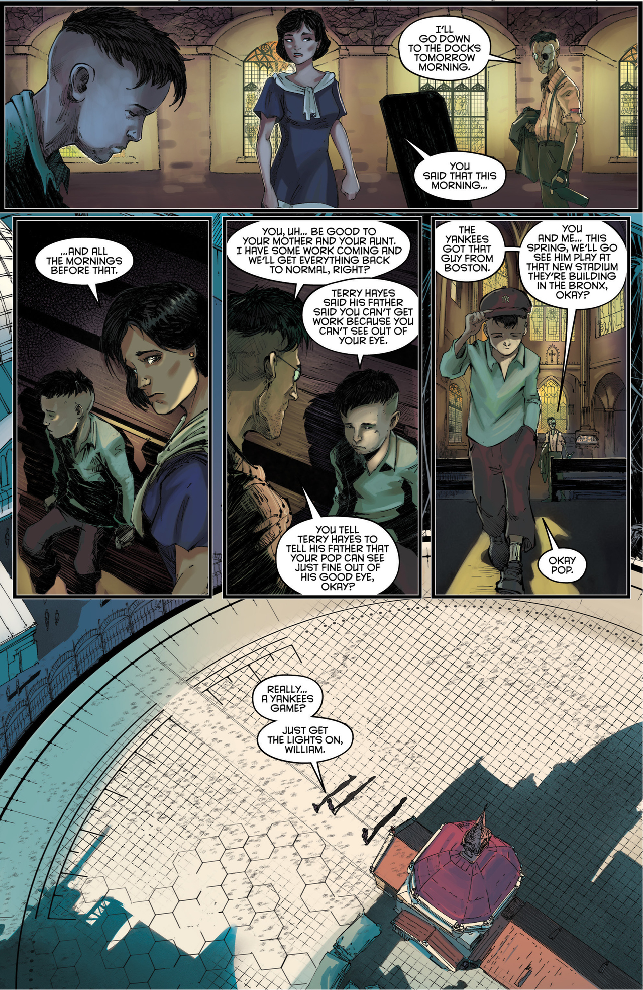 Read online Broken Gargoyles comic -  Issue #1 - 5