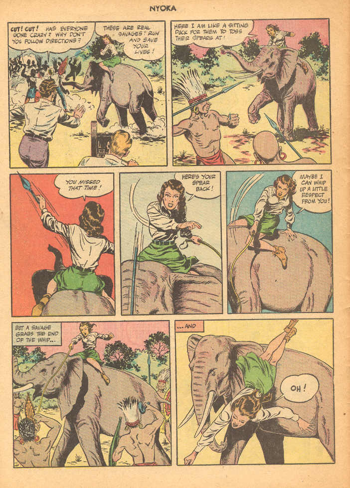 Read online Nyoka the Jungle Girl (1945) comic -  Issue #5 - 6