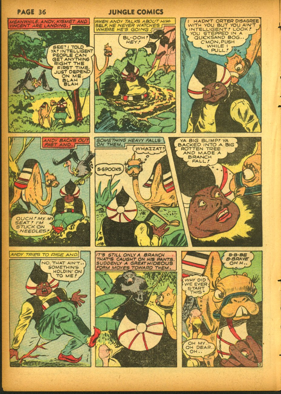 Read online Jungle Comics comic -  Issue #20 - 38