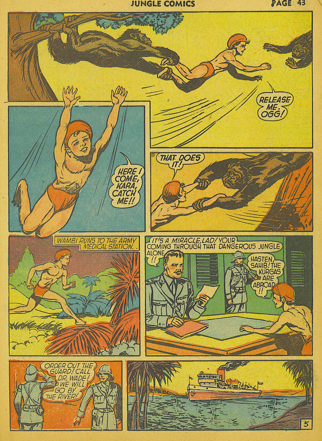 Read online Jungle Comics comic -  Issue #8 - 45
