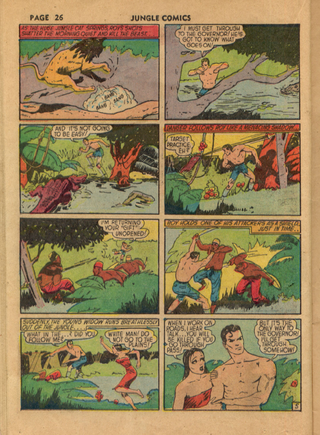 Read online Jungle Comics comic -  Issue #9 - 26